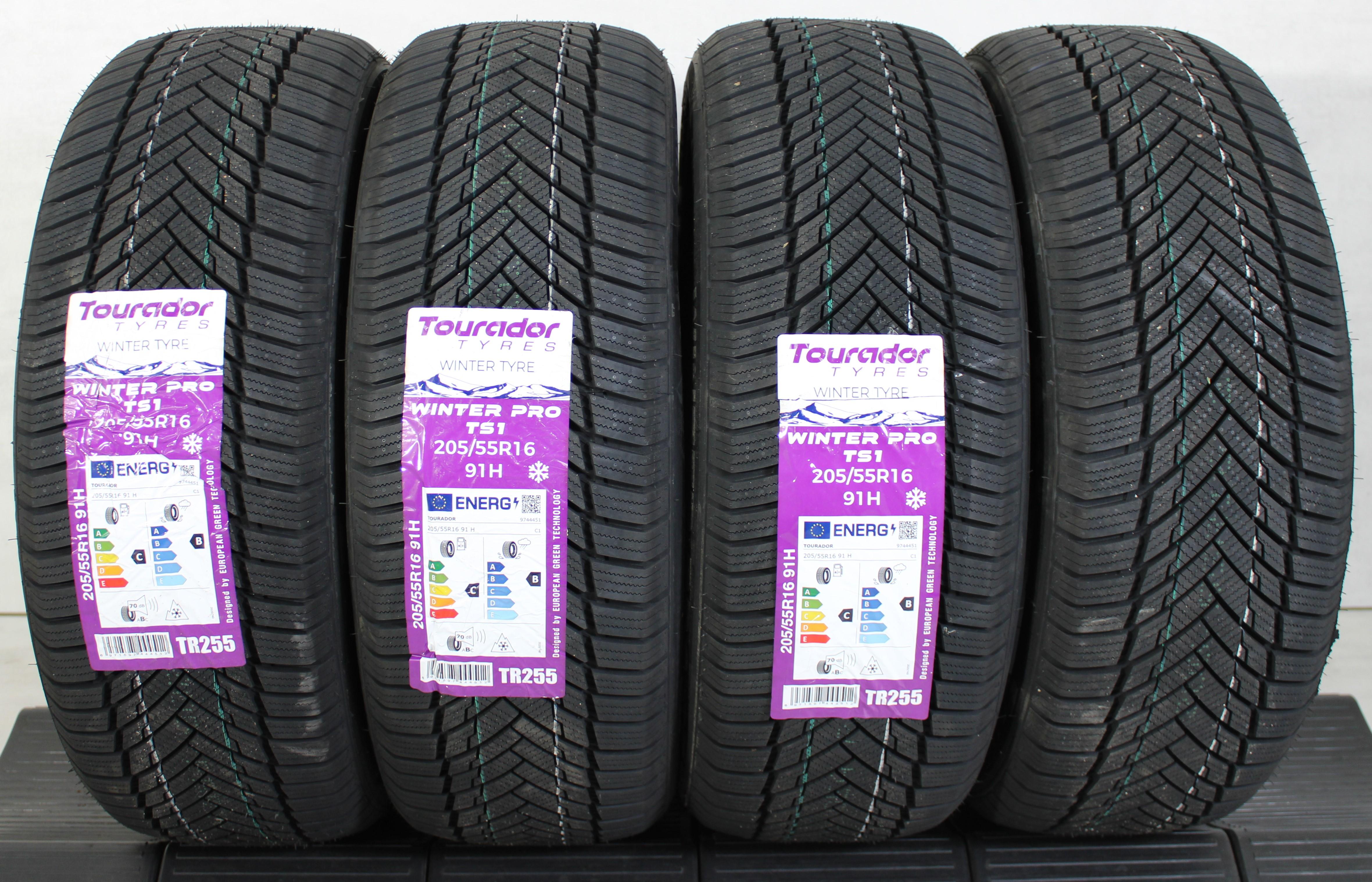 4 x 205/55R16 91H Winterreifen Tourador Winter Pro TS1 2023