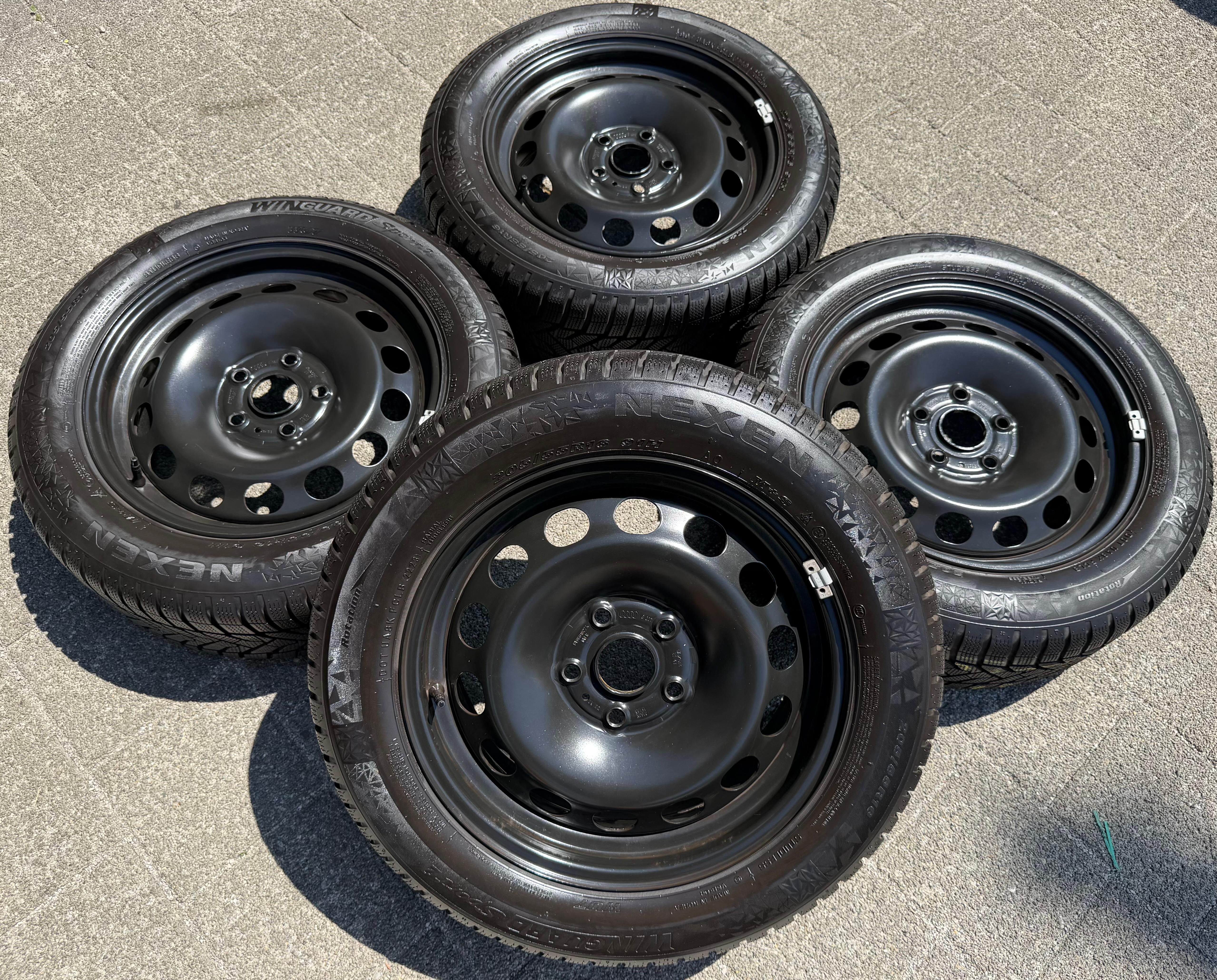 4 ruedas de invierno para Audi A3 8V Sportback Cabrio  205/55R16 91H Nexen 8V0601027A 2023