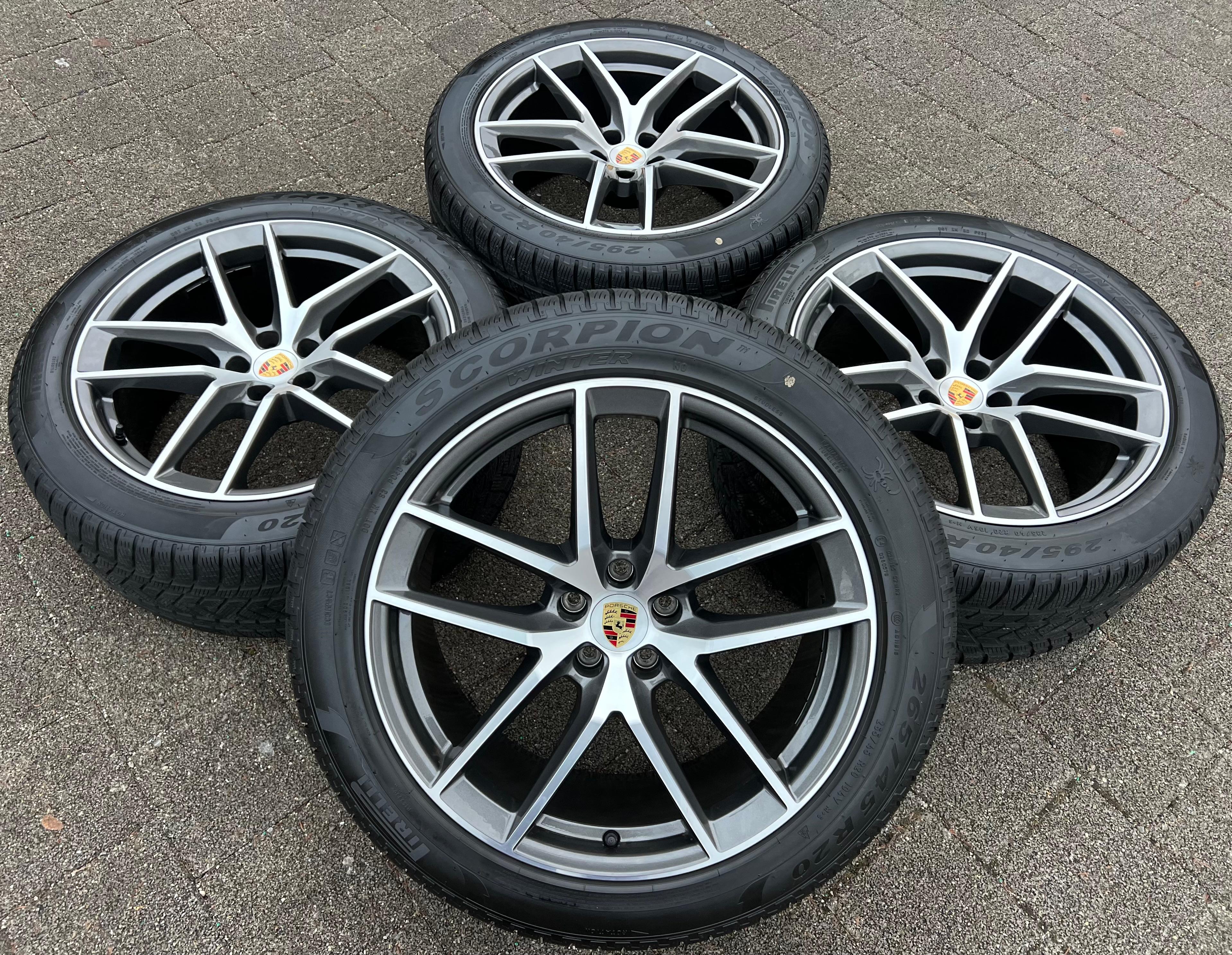 4 ORIGINAL 20" ALUFELGEN PORSCHE MACAN 95B601025EJ 95B601025EK RDKS FREIHAUS