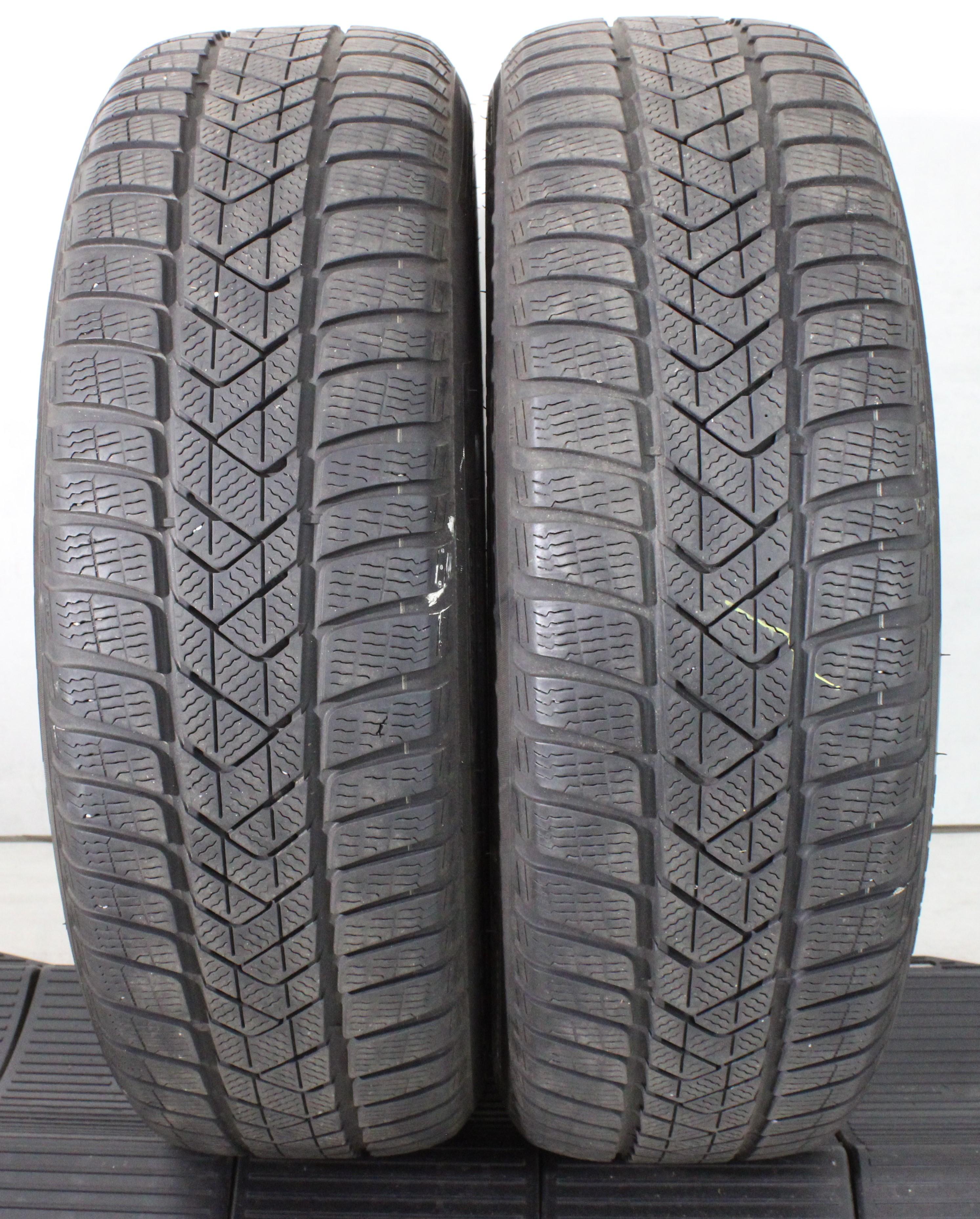 2 x 225/60R18 104H Winterreifen Pirelli Sottozero 3 Runflat 5-5,5mm 2019 *