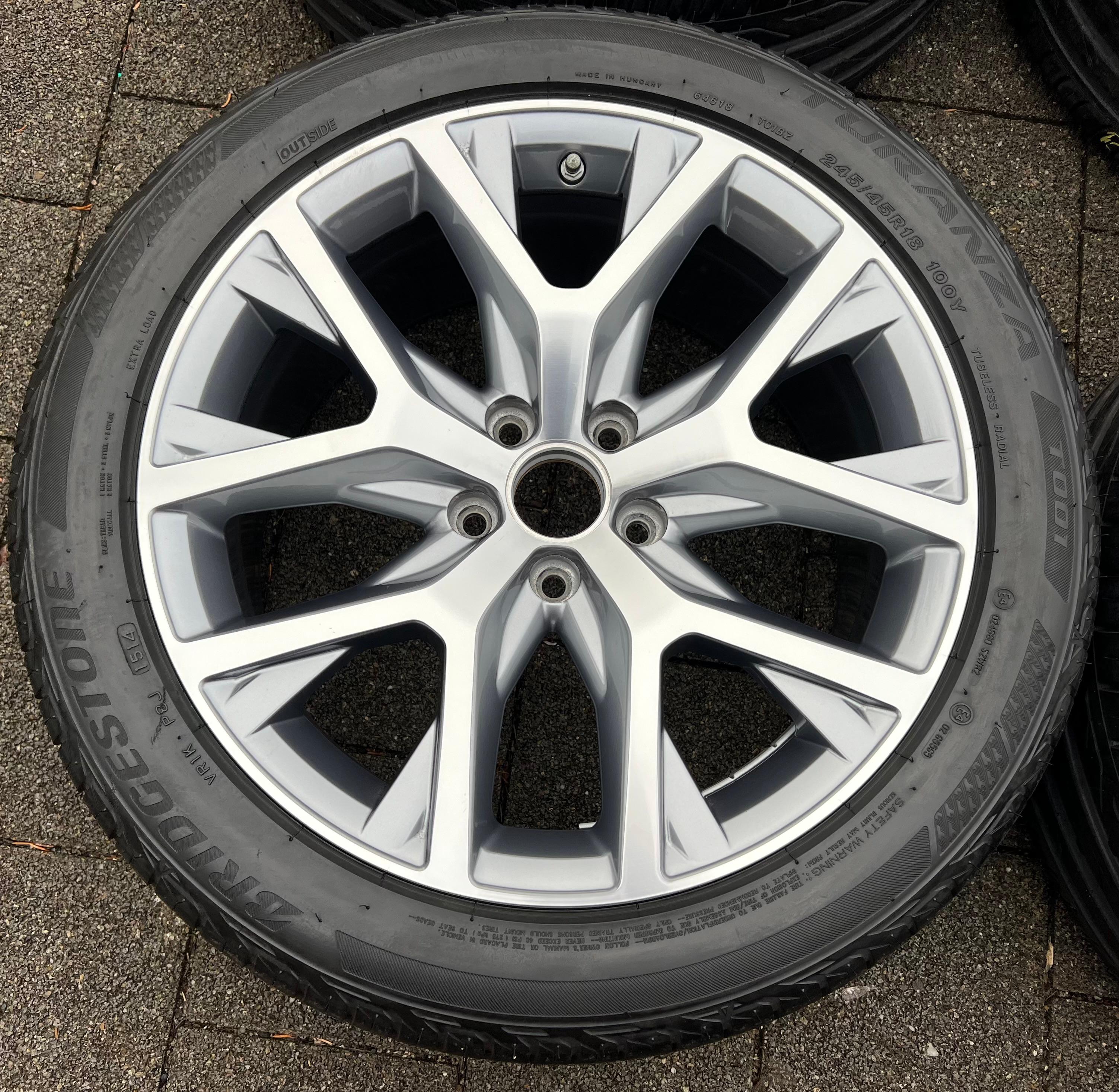 4 CERCHI ESTIVI ORIGINALI IN ALLUMINIO DA 18" PER VW PASSAT ALLTRACK 3G B8 245/45R18 100Y 3AA601025