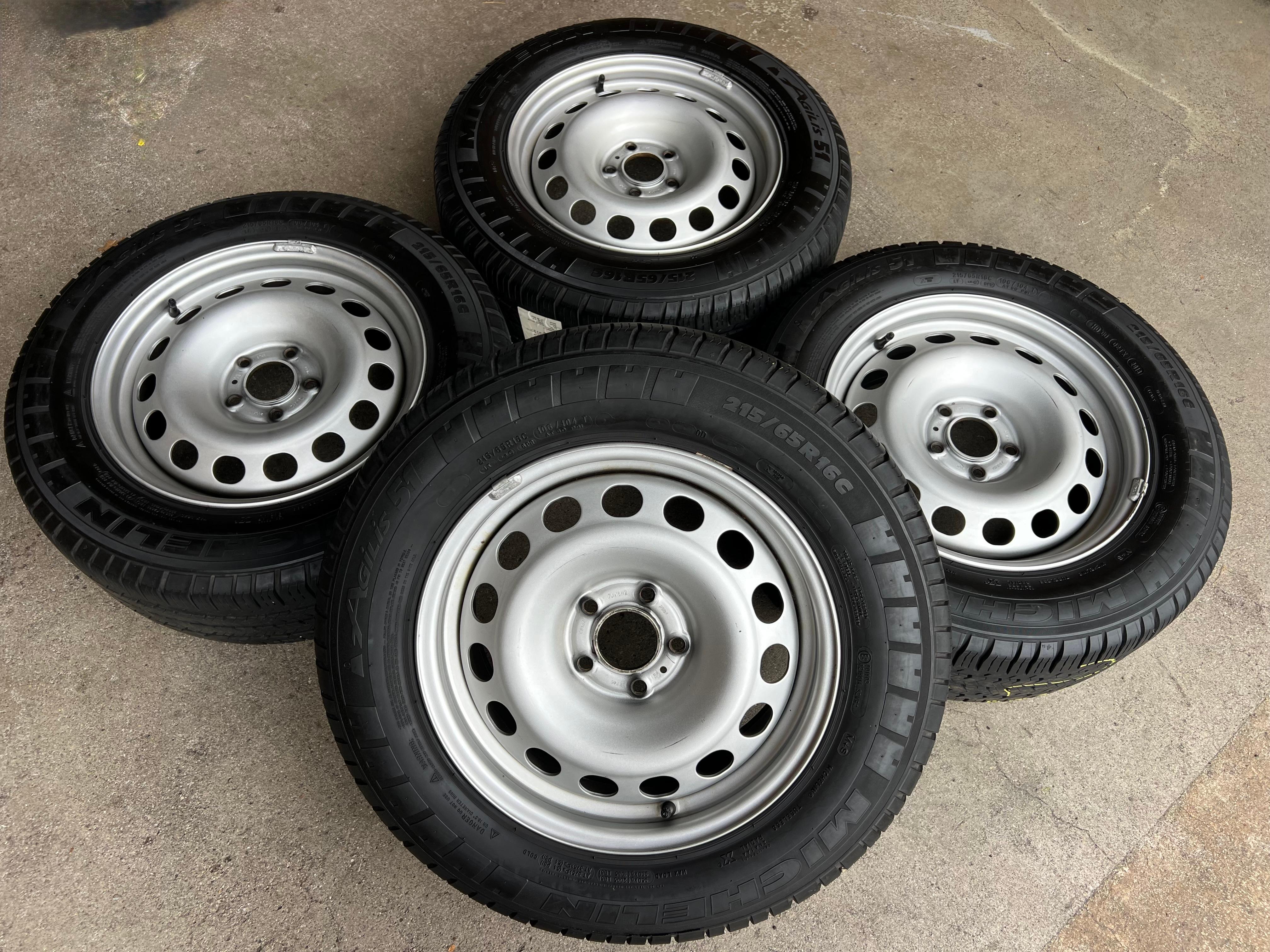 4 SOMMERRÄDER CITROEN JUMPY OPEL ZAFIRA LIFE PEUGEOT EXPERT TOYOTA PROACE DEMO FREIHAUS