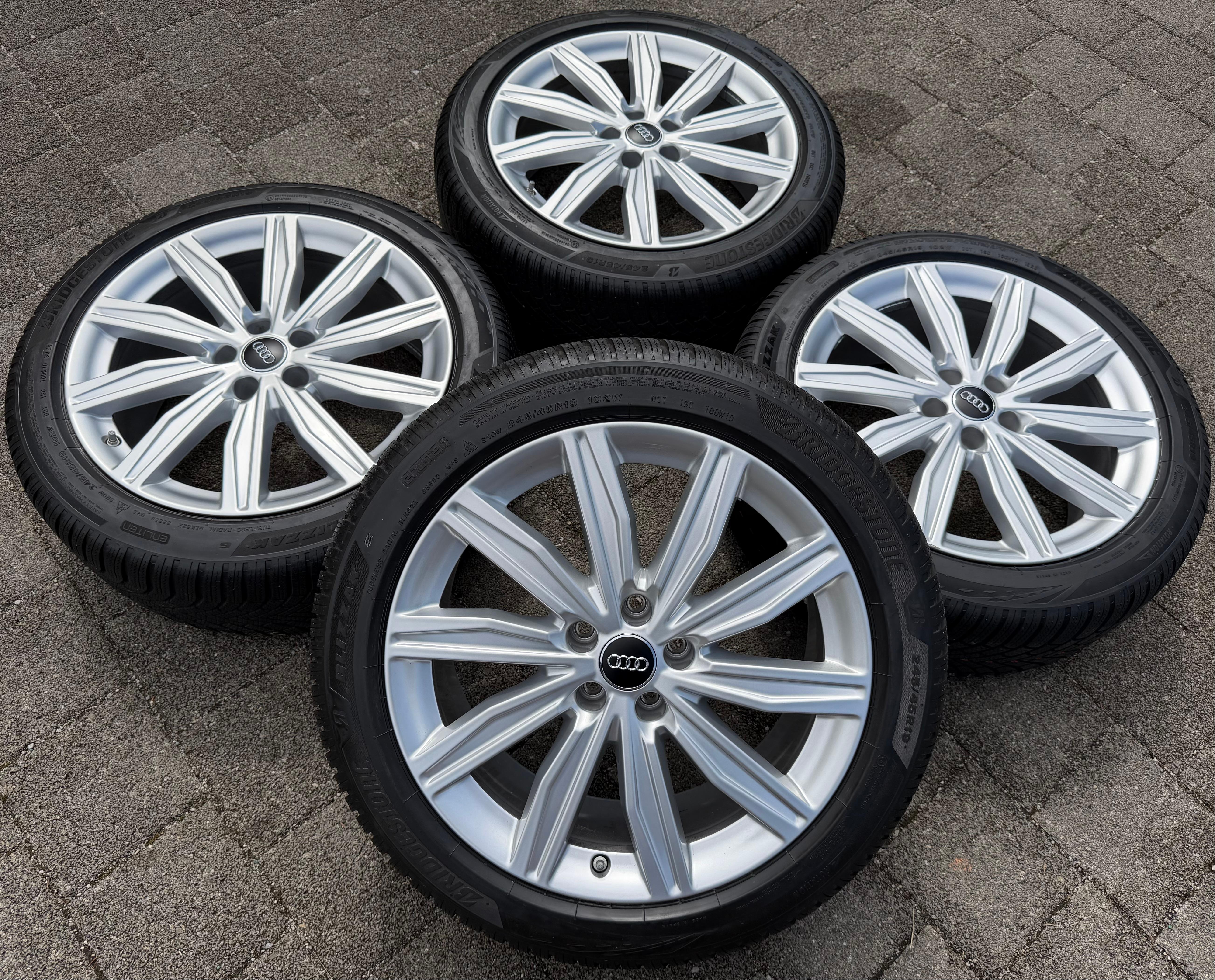 4 ORIGINAL 19" ALU WINTERRÄDER AUDI A6 S6 C8 4K 4K0601025M 245/45R19 102W 2024 FREIHAUS