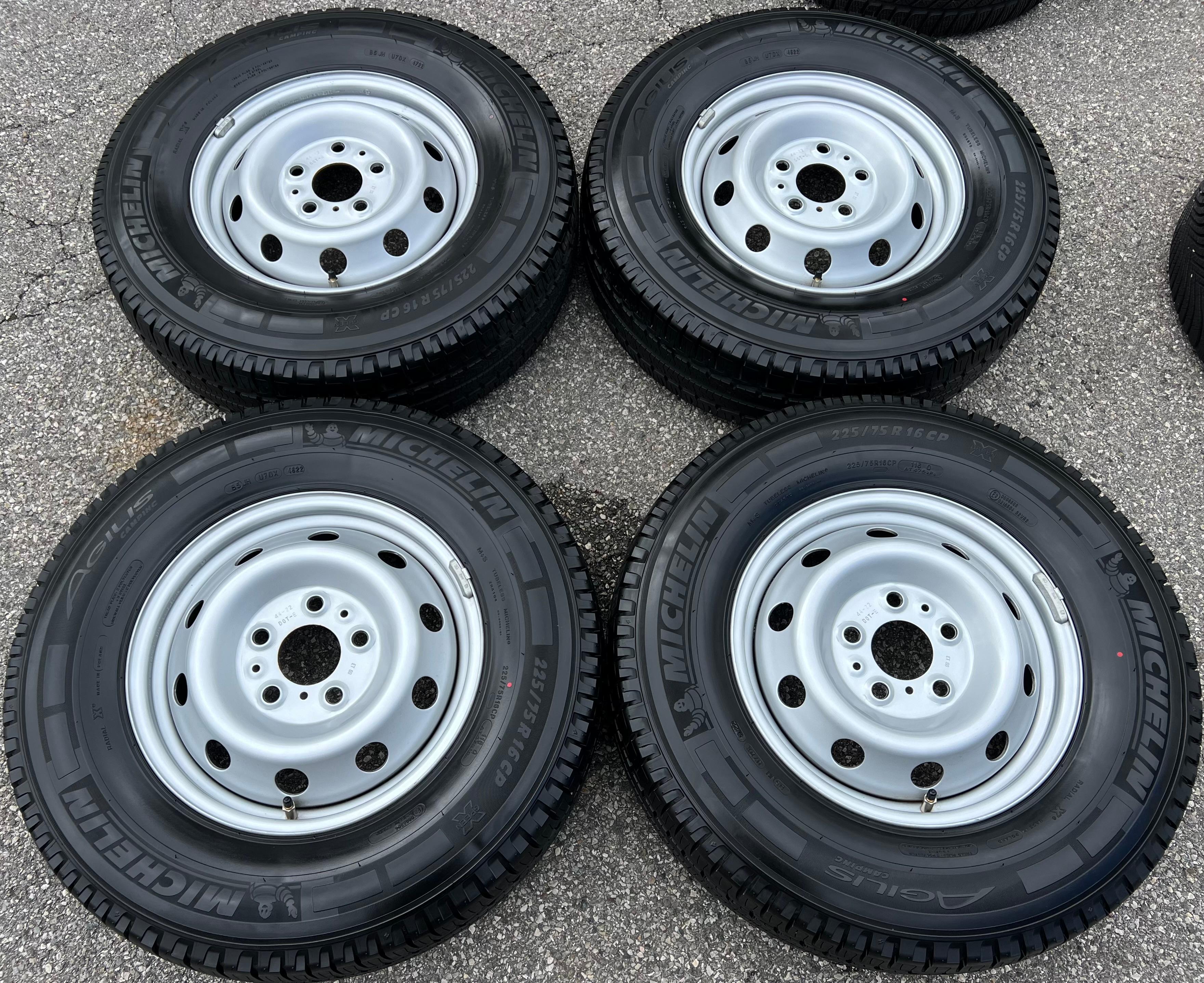4 ROUES D'ÉTÉ PEUGEOT BOXER FIAT DUCATO CITROEN JUMPER 5x130 225/75R16C 2022