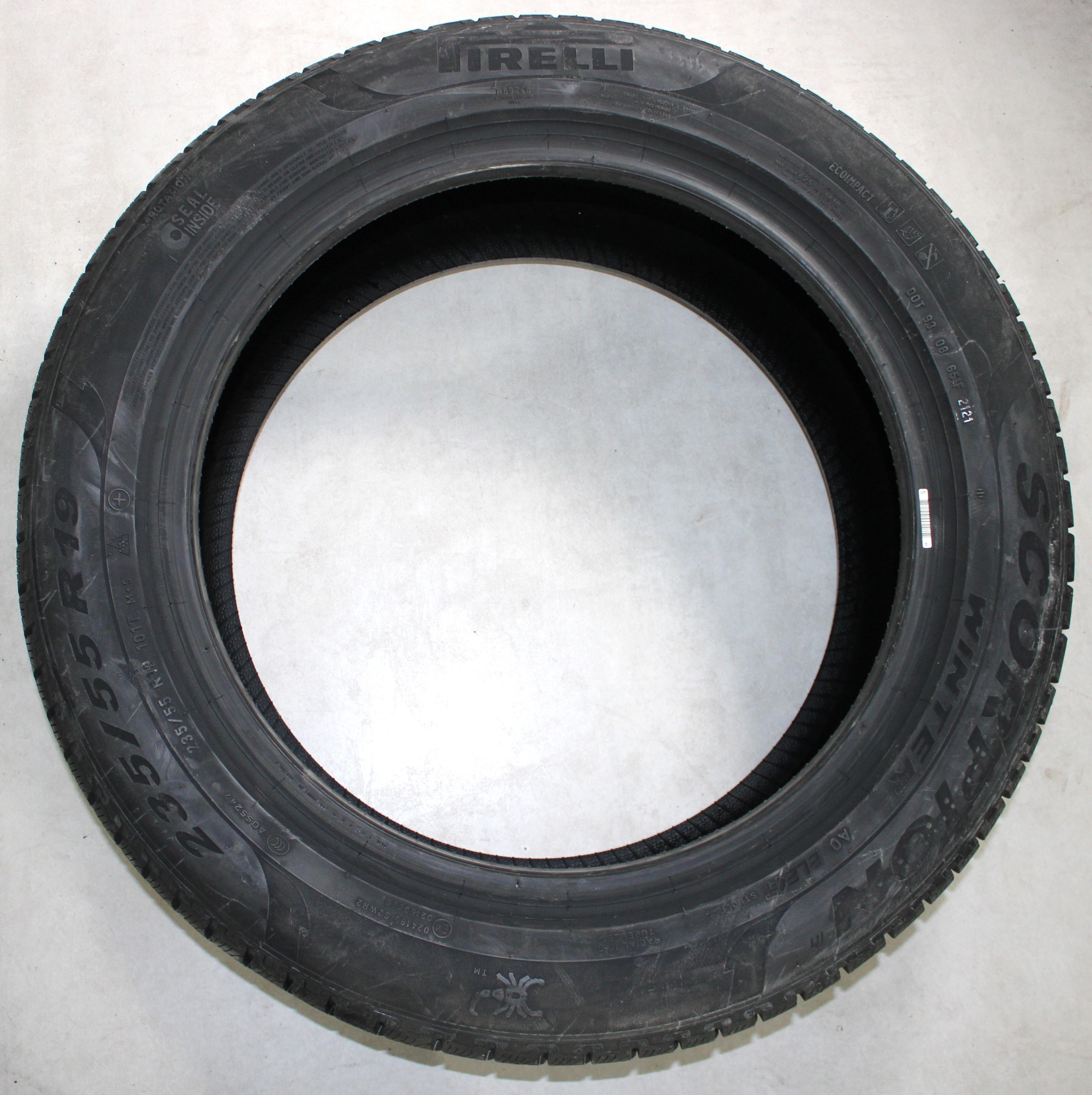 2 x 235/55R19 101T Winterreifen Pirelli Scorpion Winter Volles Profil 2021 Seal NEU Freihaus