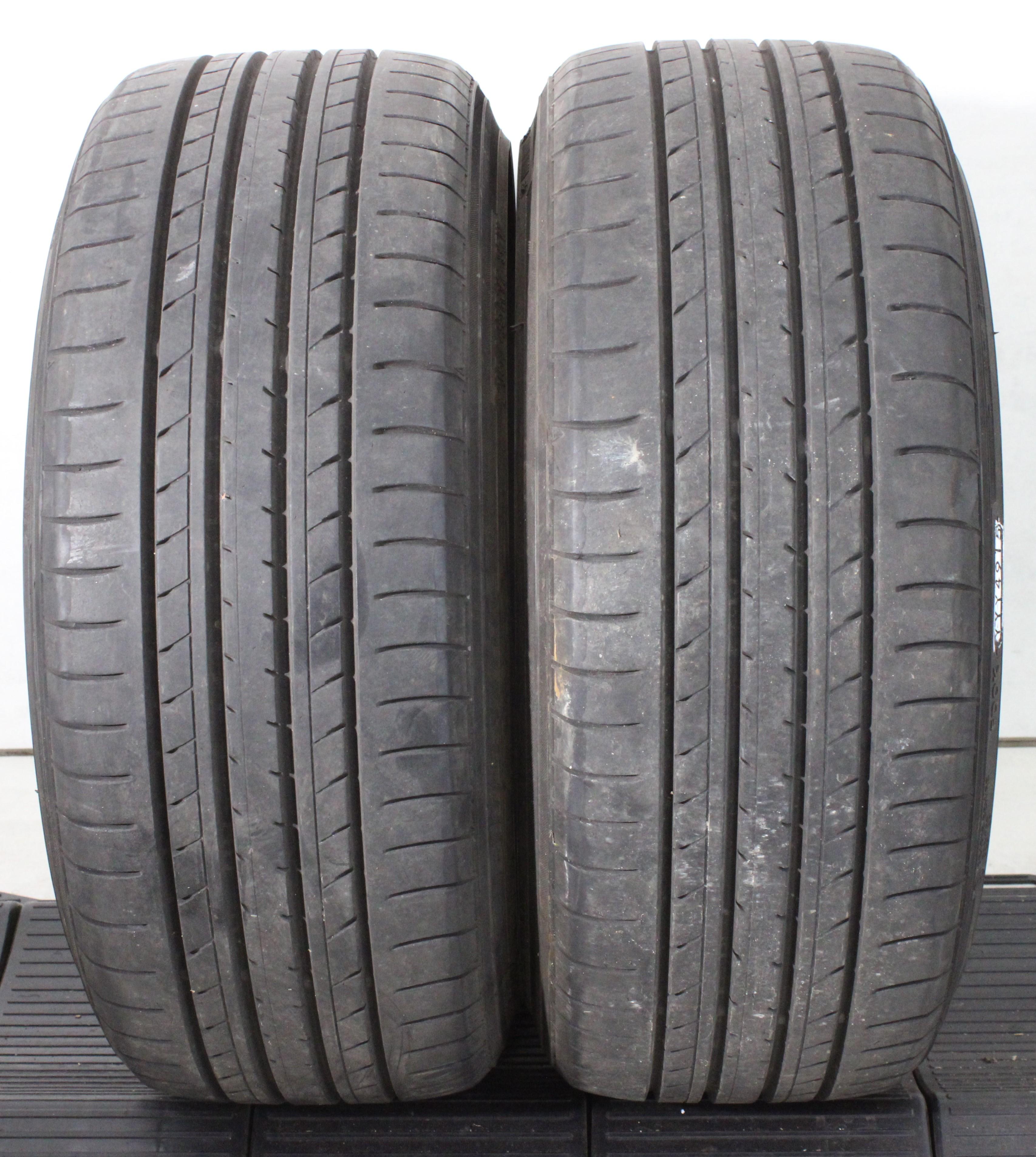 2 x 215/45R17 87W Sommerreifen Yokohama BluEarth E70 6-6,5mm 2015