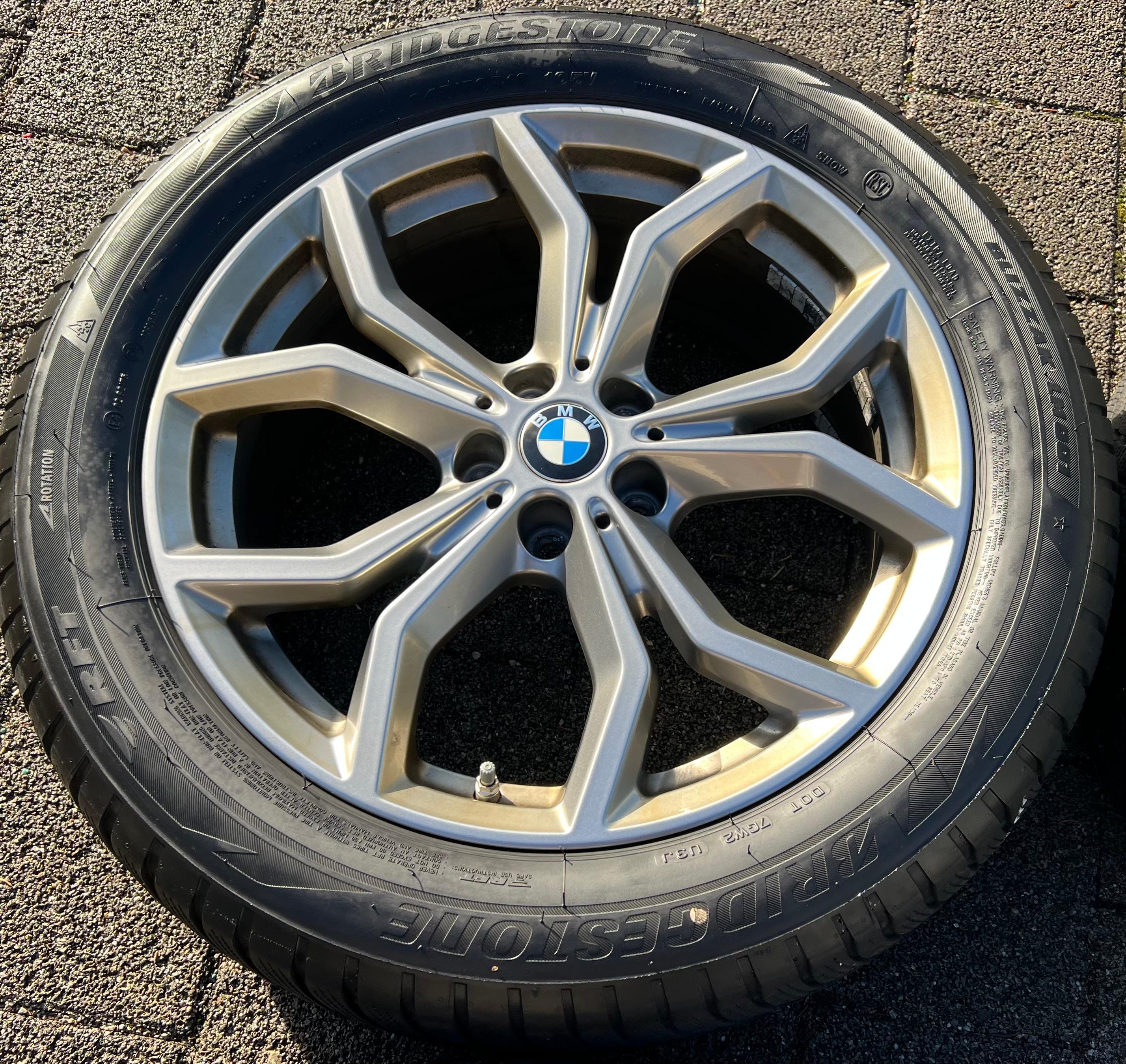 4 ORIGINAL 19" ALU WINTERRÄDER BMW X3 G01 X4 G02 STYLING 694 245/50R19 105V RDKS