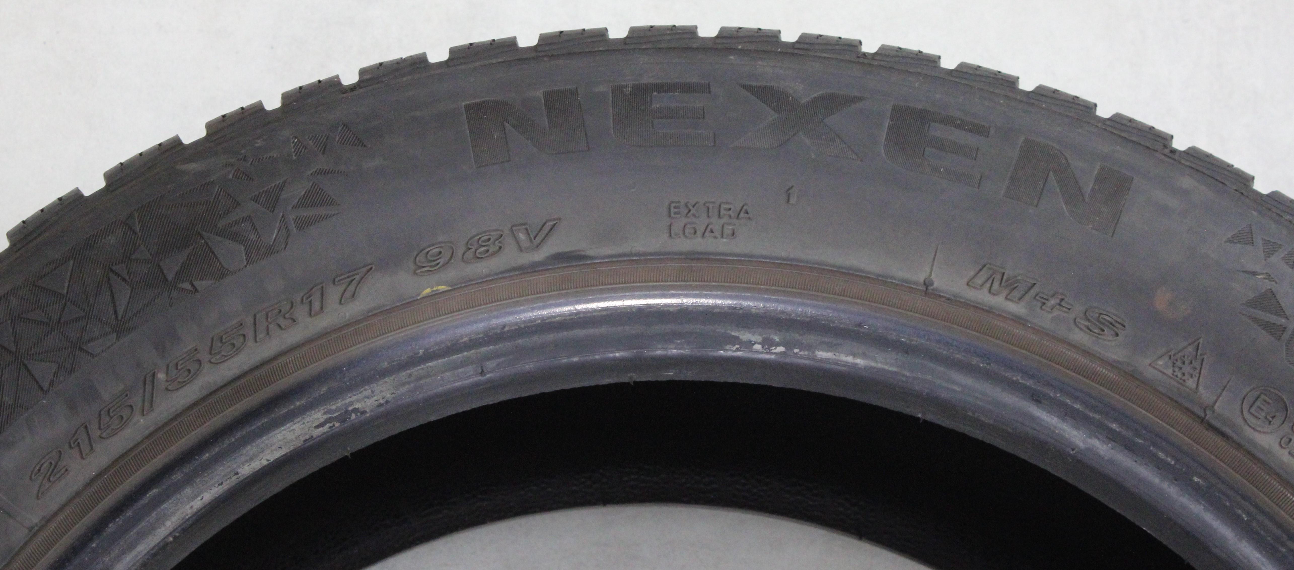 2 x 215/55R17 98V neumáticos de invierno Nexen Winguard Sport 2 6-6,5 mm 2023/2024 XL
