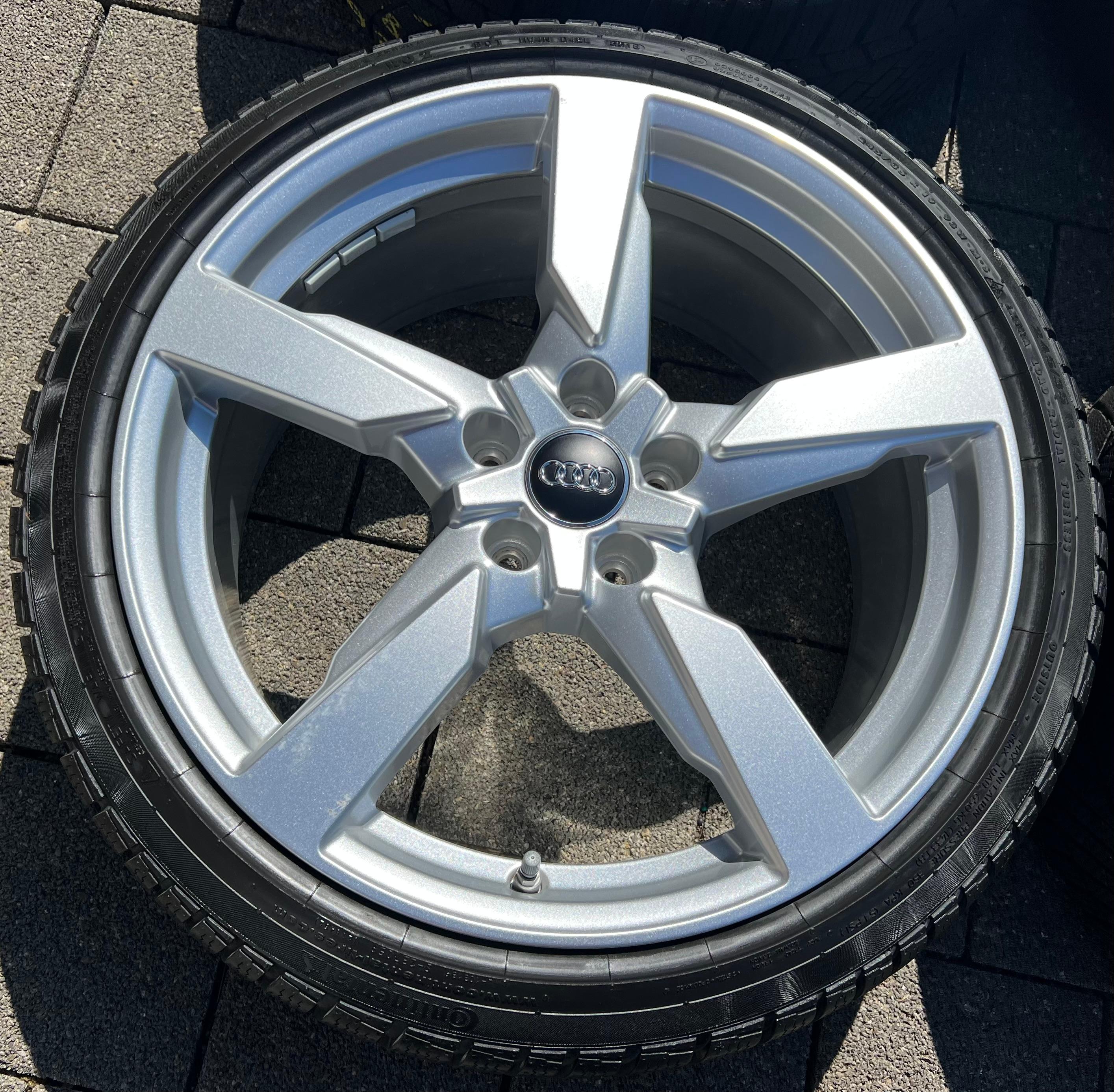 4 ROUES D'HIVER ORIGINALES 19" EN ALU AUDI TT TTS 8S 8S0601025AA 245/35R19 93W FRANCO DOMICILE