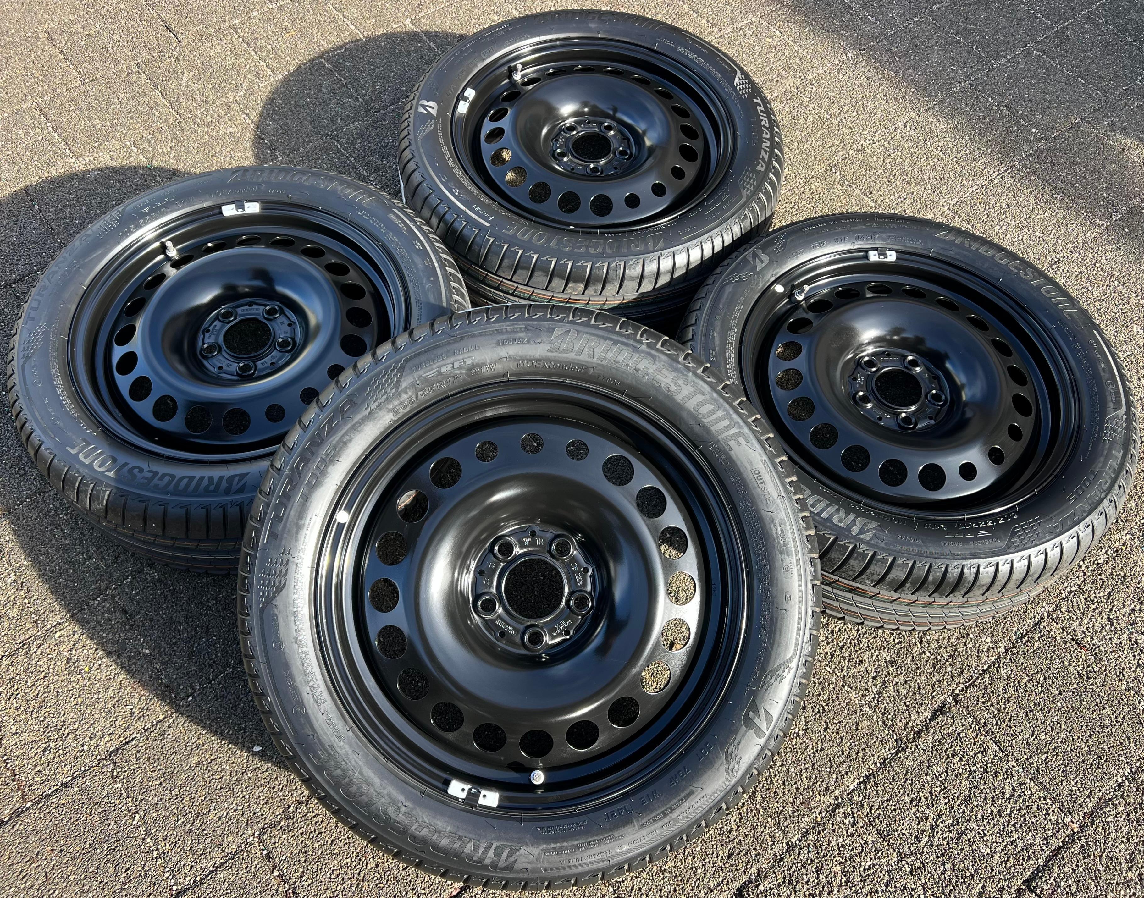 4 ORIGINELE 17-INCH ZOMERWIELEN VOOR MERCEDES A-KLASSE 177, B-KLASSE 247 EN CLA 118 – BRIDGESTONE