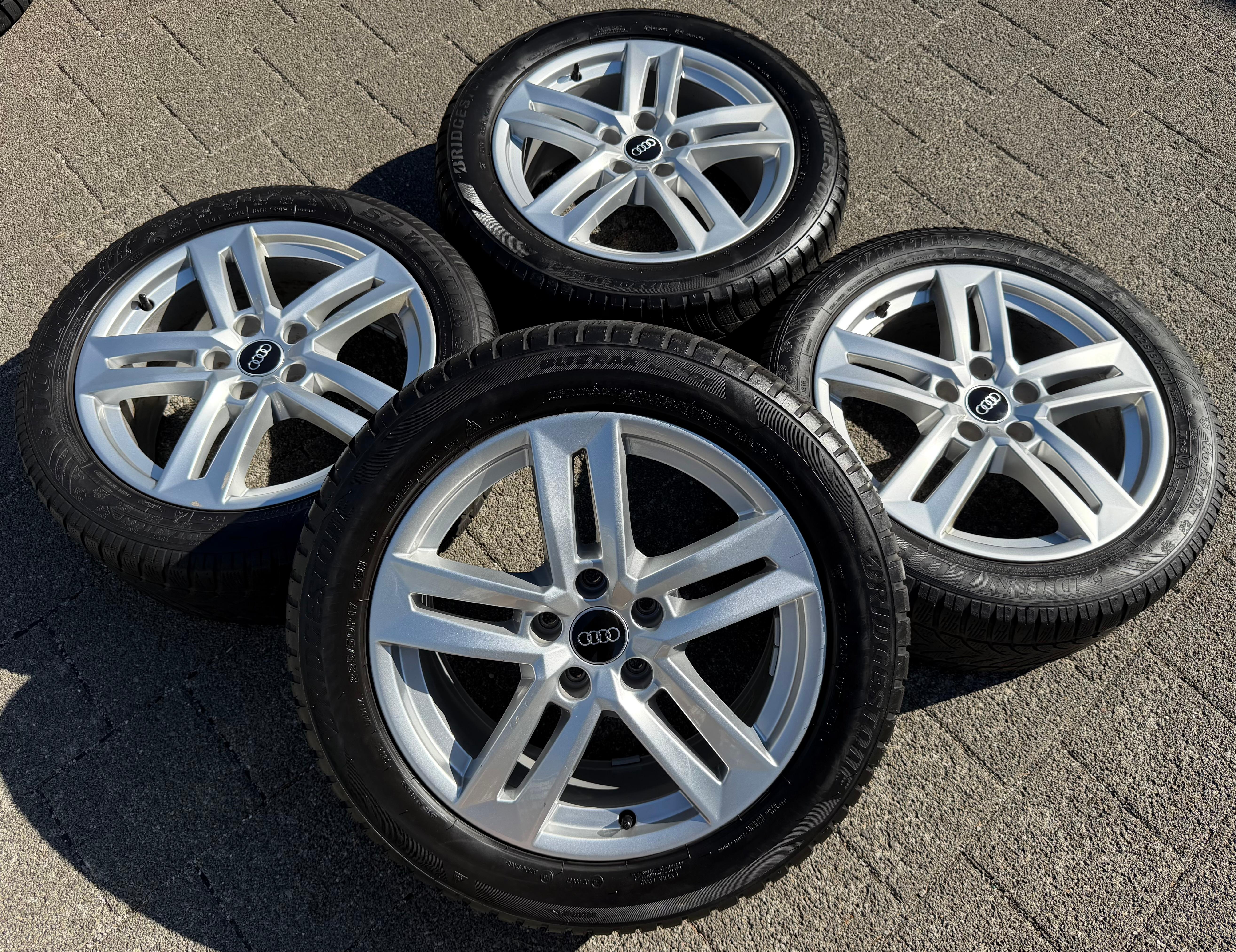 4 Original 17" Alufelgen Audi A4 8W B9 8W0601025P 7x17 ET42
