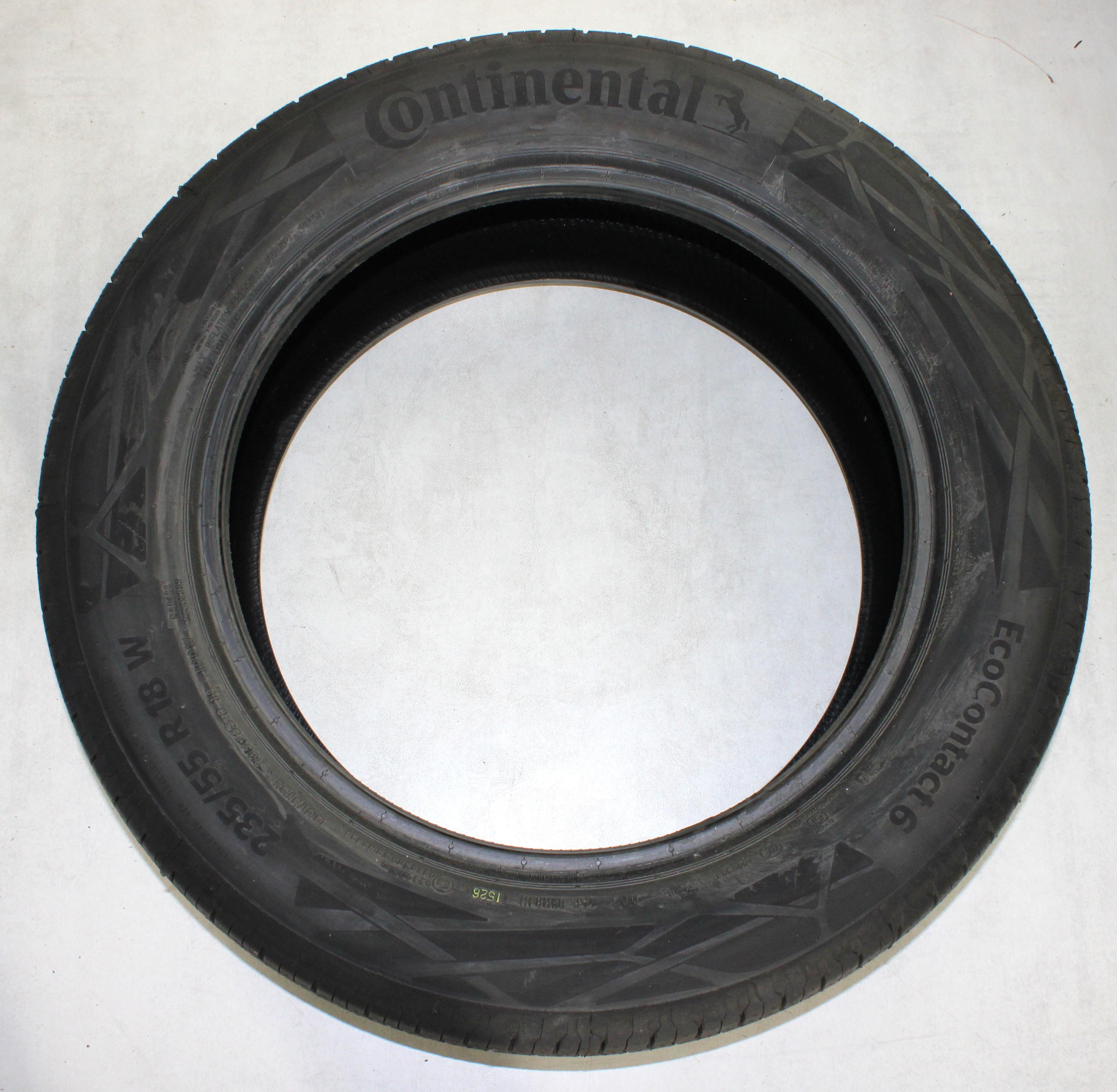 4 x 235/55R18 100W pneus été Continental Eco Contact 6 MO avec sculpture complète 2026