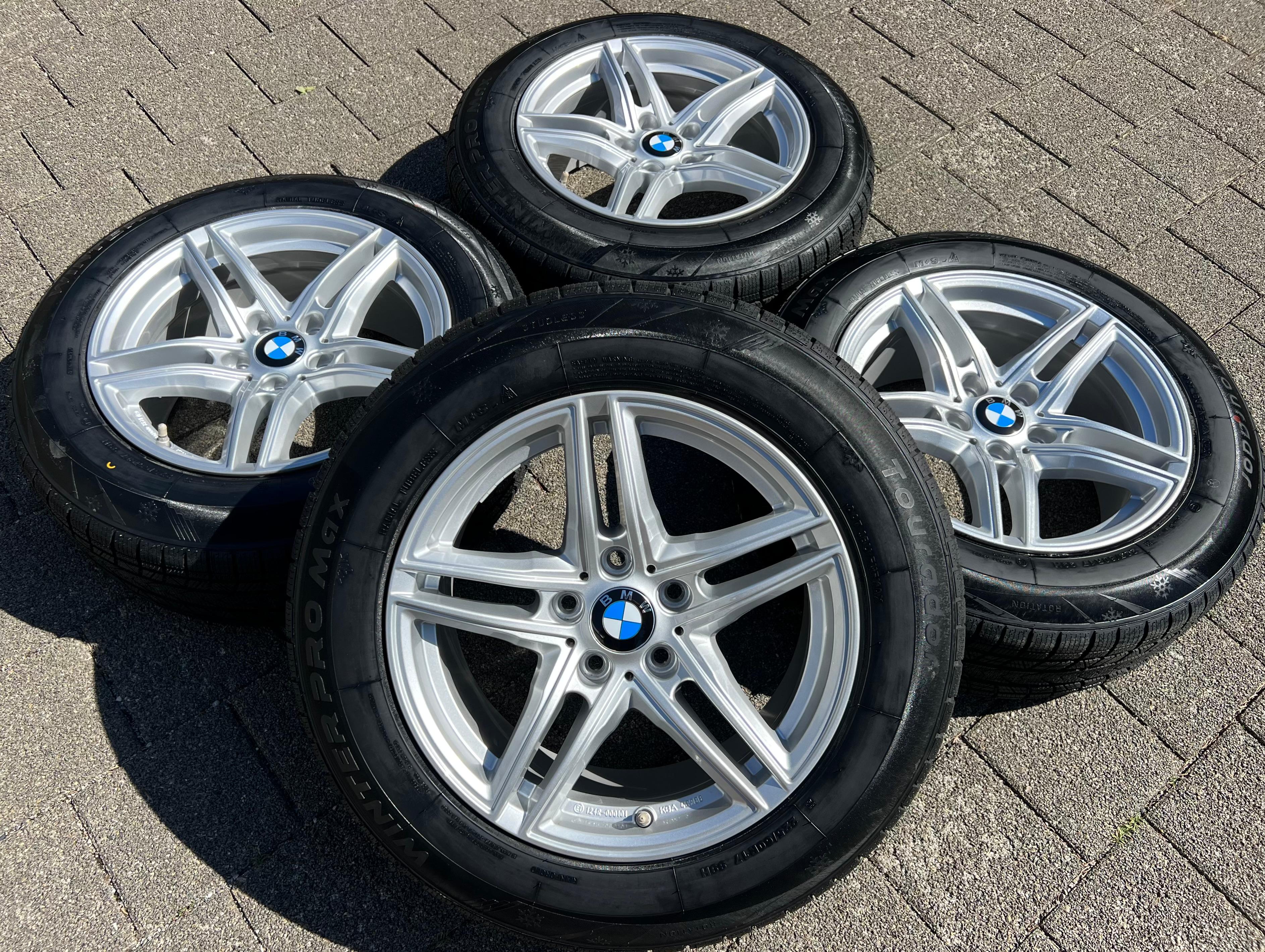 4 ALUMINIUM 17" WINTERWIELEN BMW X3 F25 X4 F26 225/60R17 99H RDKS 2023 GRATIS LEVERING