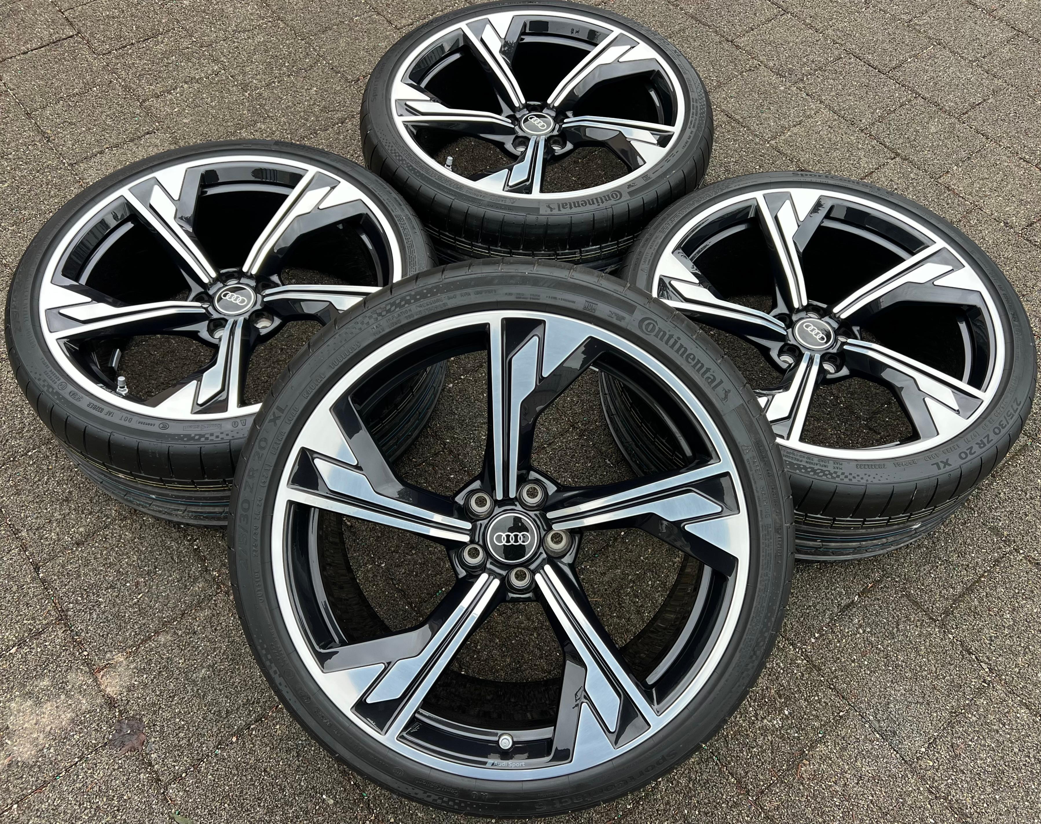 4 ORIGINAL 20" ALU SOMMERRÄDER AUDI RS4 8W B9 RS5 F53 8W0601025DT 275/30R20 97Y