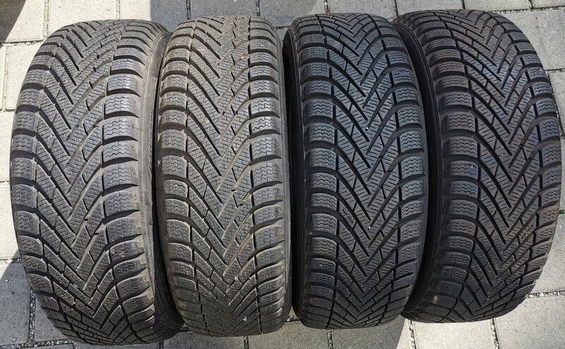 4 x 185/55R15 82T Winterreifen Pirelli Winter Cinturato 2x 8mm und 2x 6,5-7mm 2016