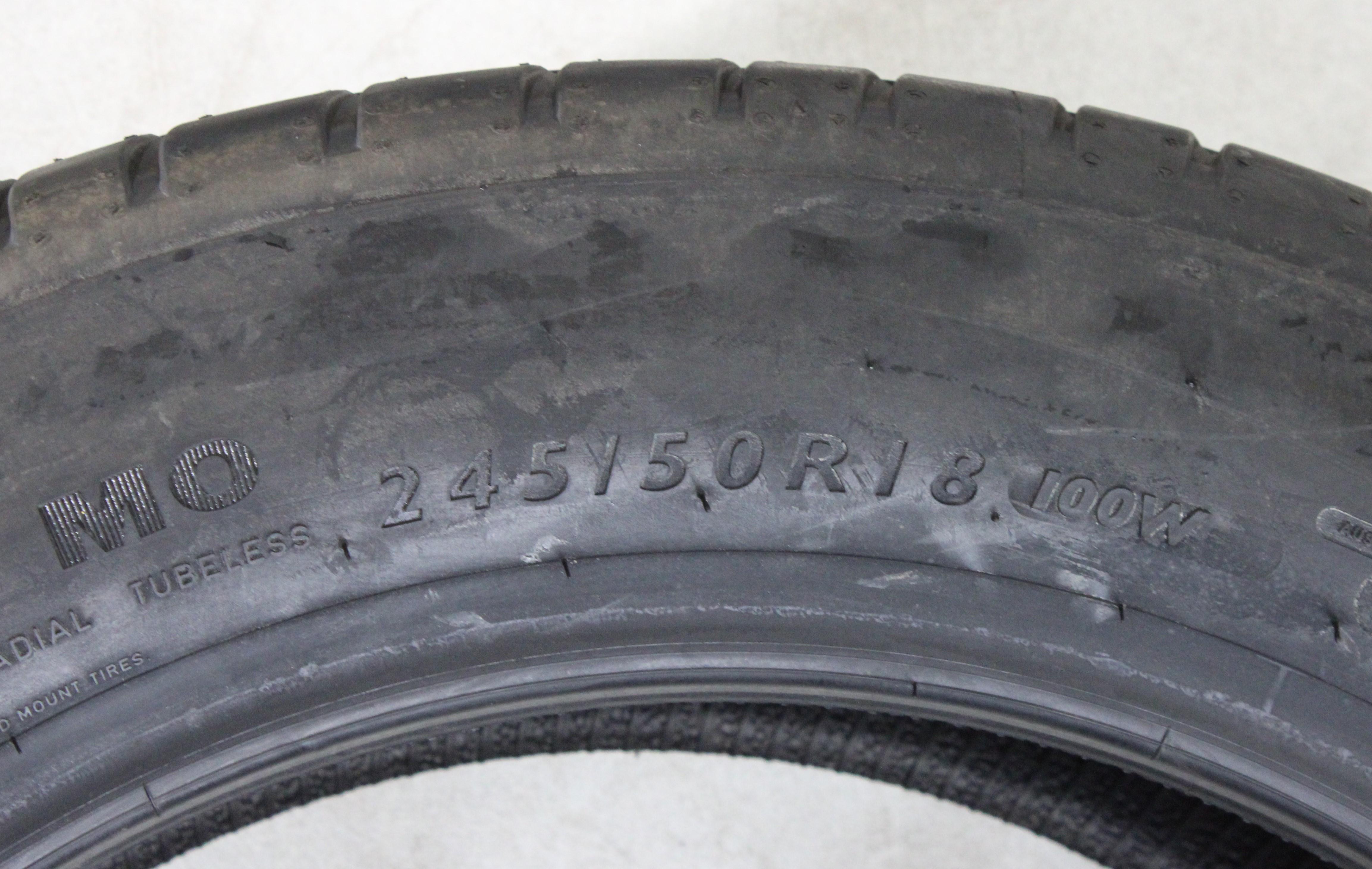 1 pneu d'été Dunlop Sport Maxx RT MO 245/50R18 100W, NEUF, 2018