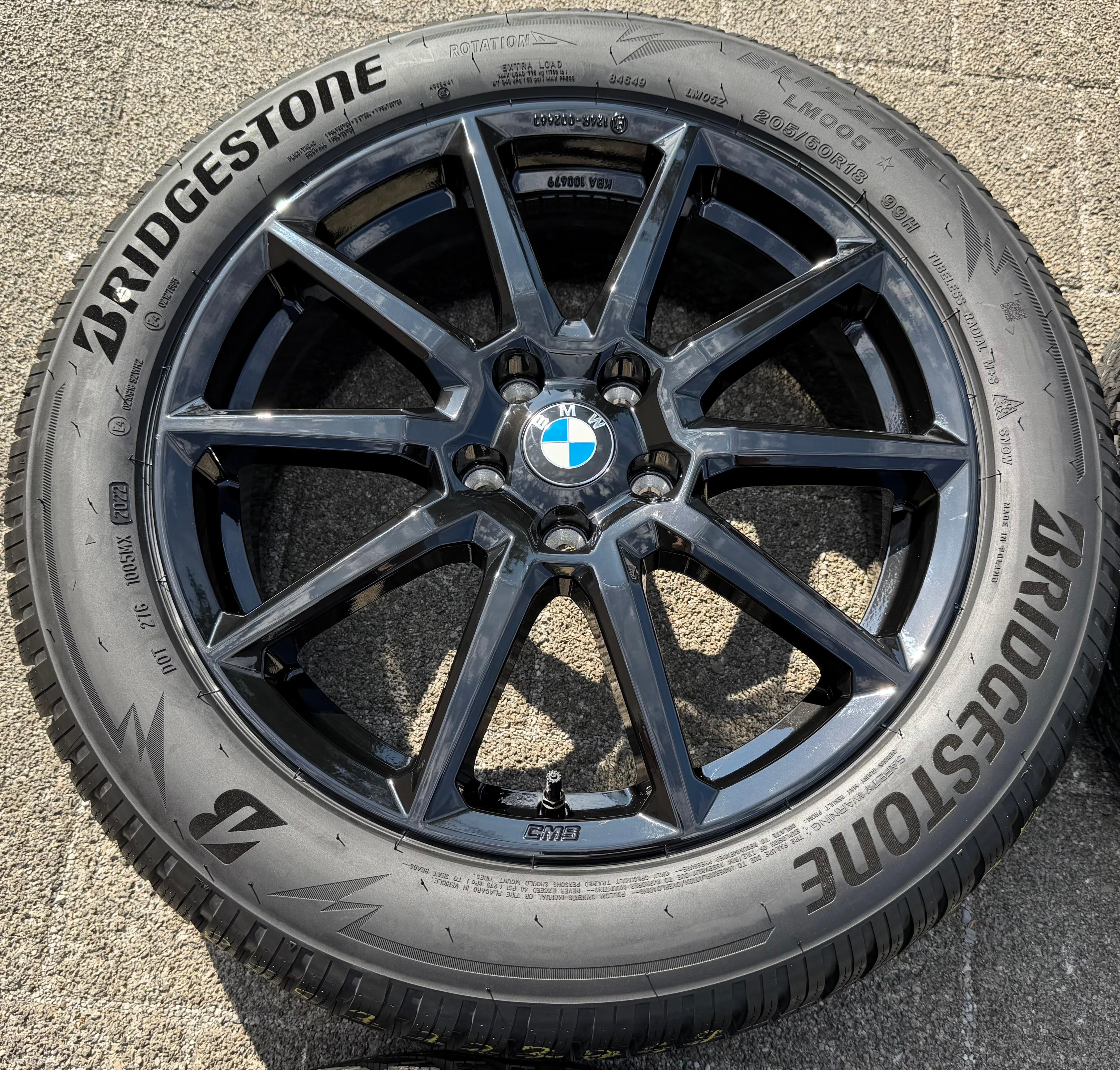 4 Alu 18" Winterräder BMW X1 iX1 U1X U11 iX2 X2 U2X U10 205/60R18 99H RDKS NEU