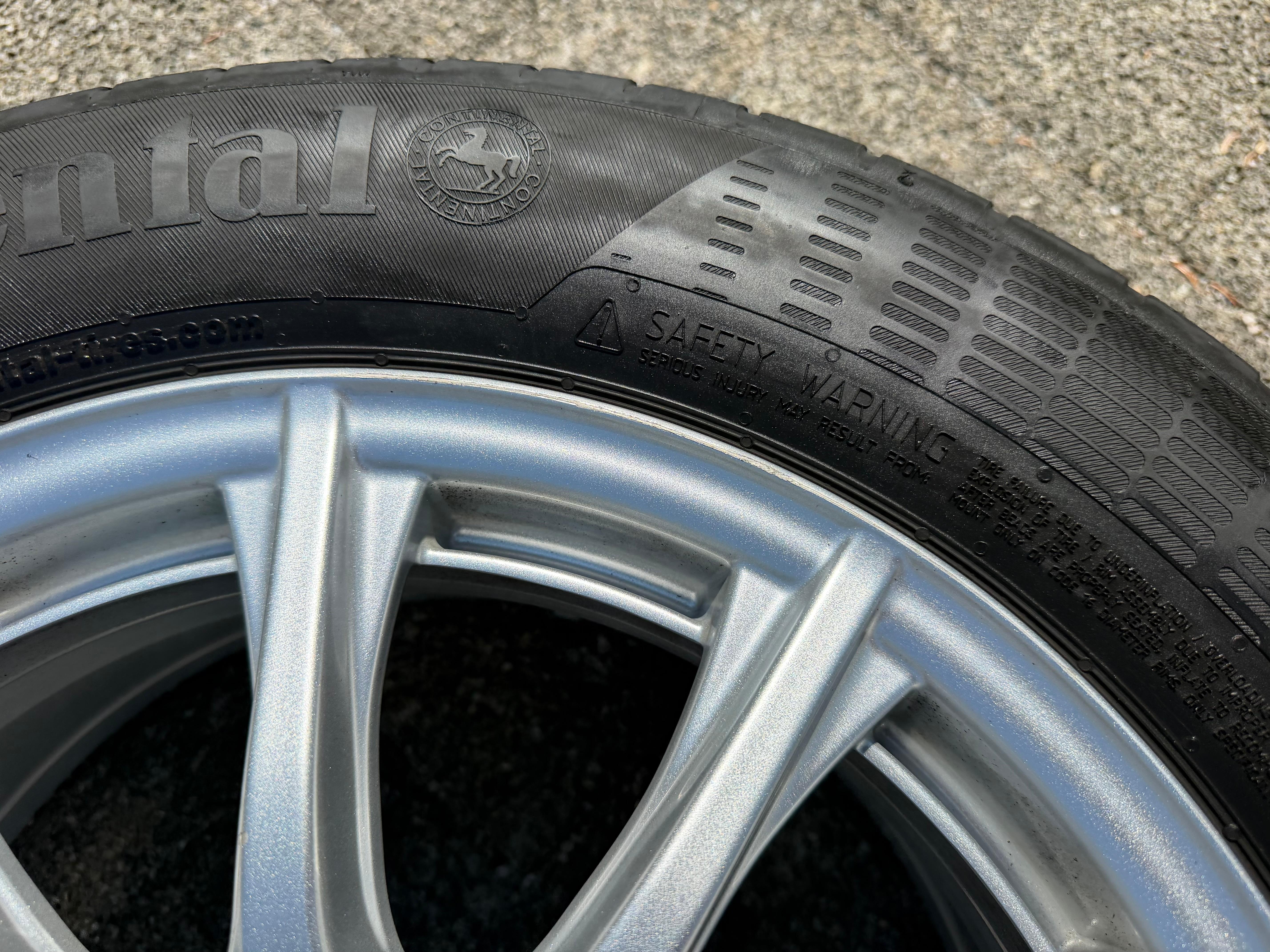 4 ruedas de verano originales de aluminio Mercedes Clase C W205 205 A2054012400 2022 RDKS