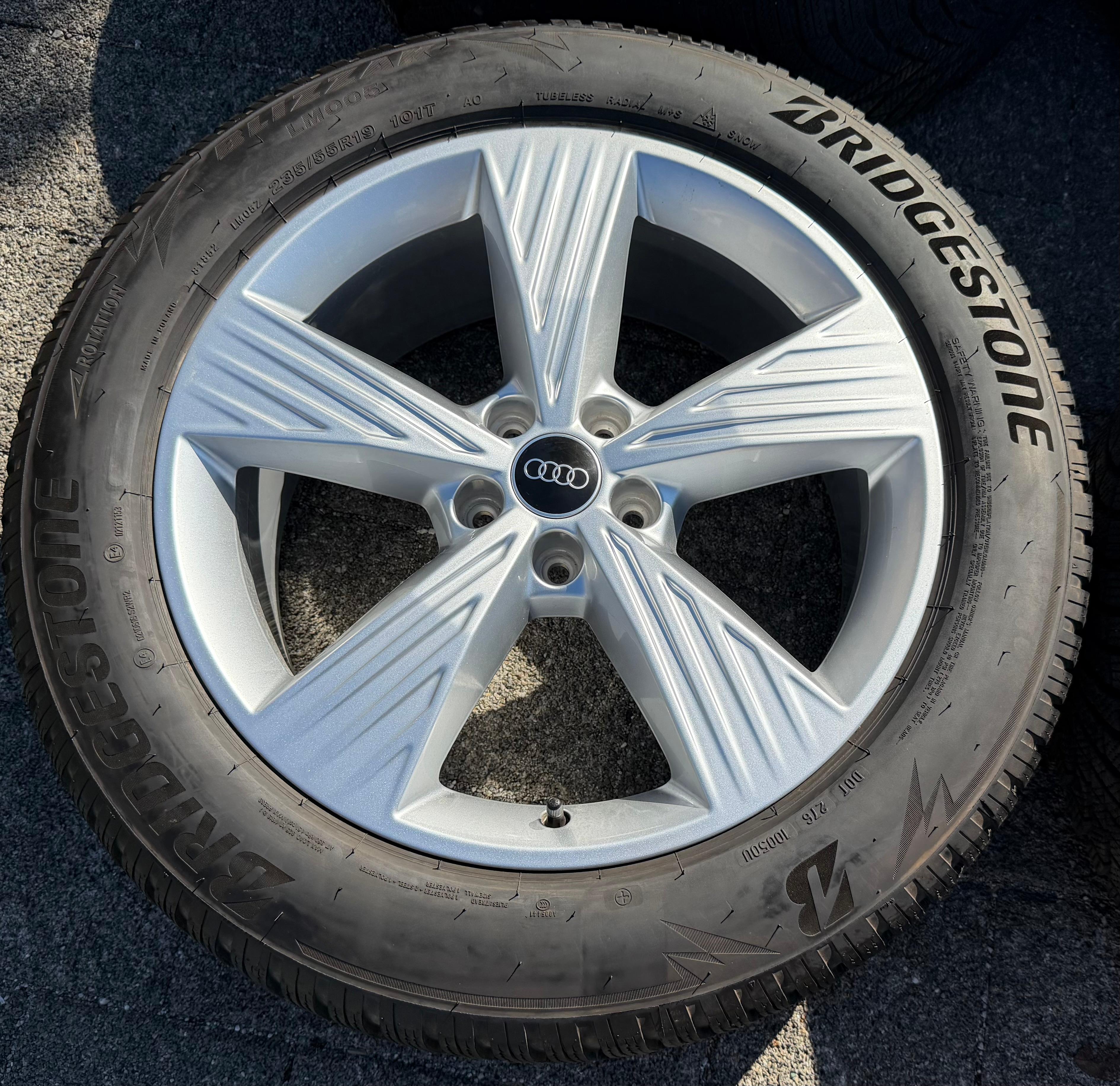 4 Original 19" Alu Winterräder Audi Q4 E-Tron Etron F4B F4N 235/55R19 101T 255/50R19 103T