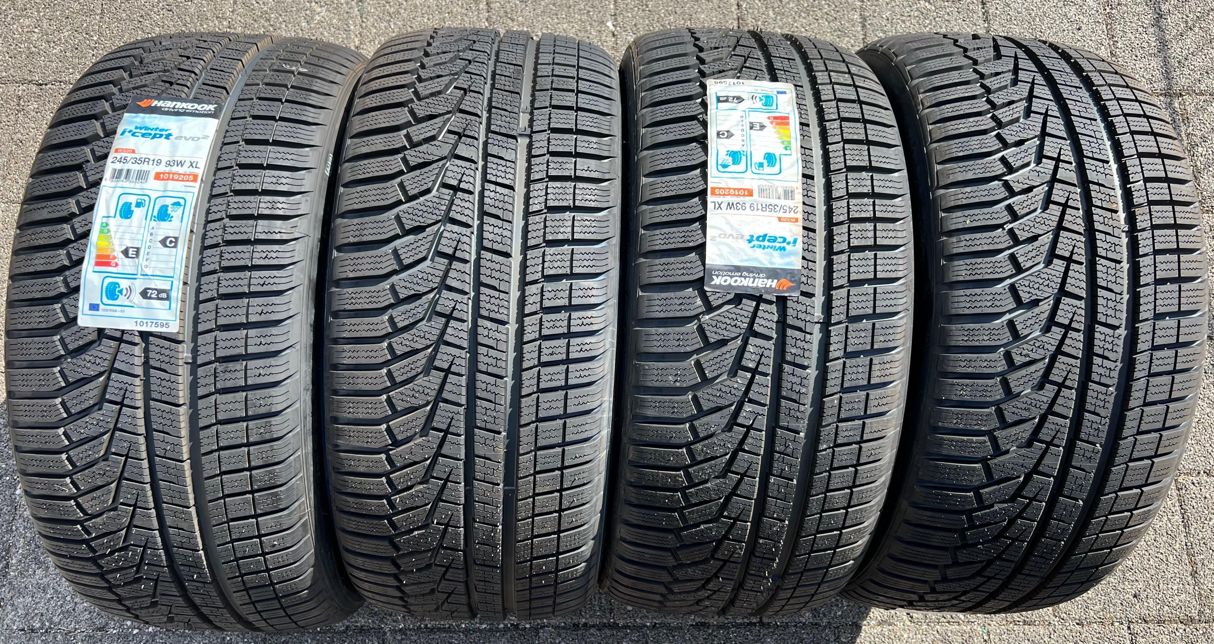 4 x 245/35R19 93W Winterreifen Hankook Winter I*Cept Evo 2 NEU 2019 Freihaus