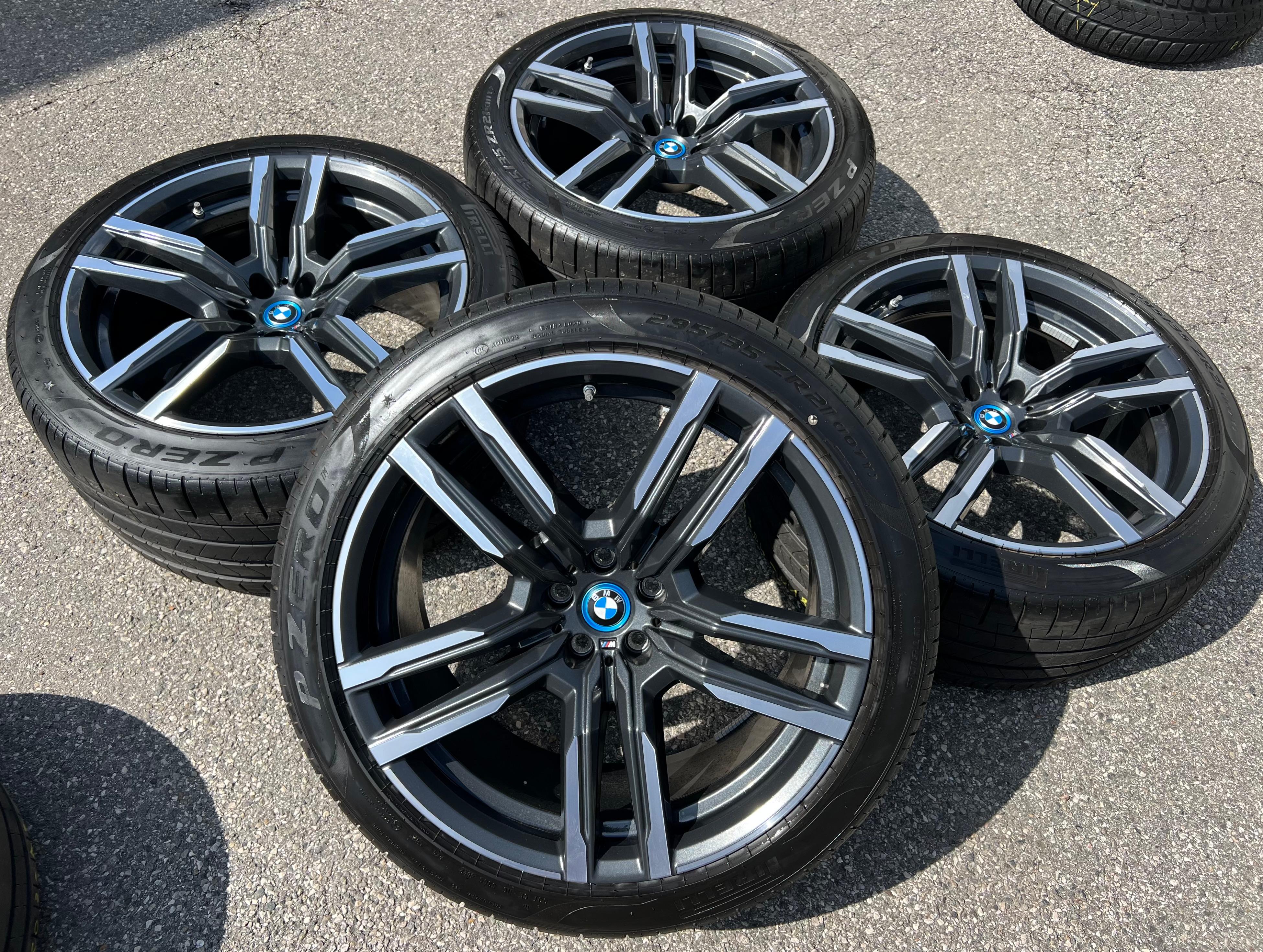 4 CERCHI ESTIVI ORIGINALI IN ALLUMINIO DA 21" BMW X5M F95 X6M F96 STYLING 808M PIRELLI CONSEGNA GRATUITA