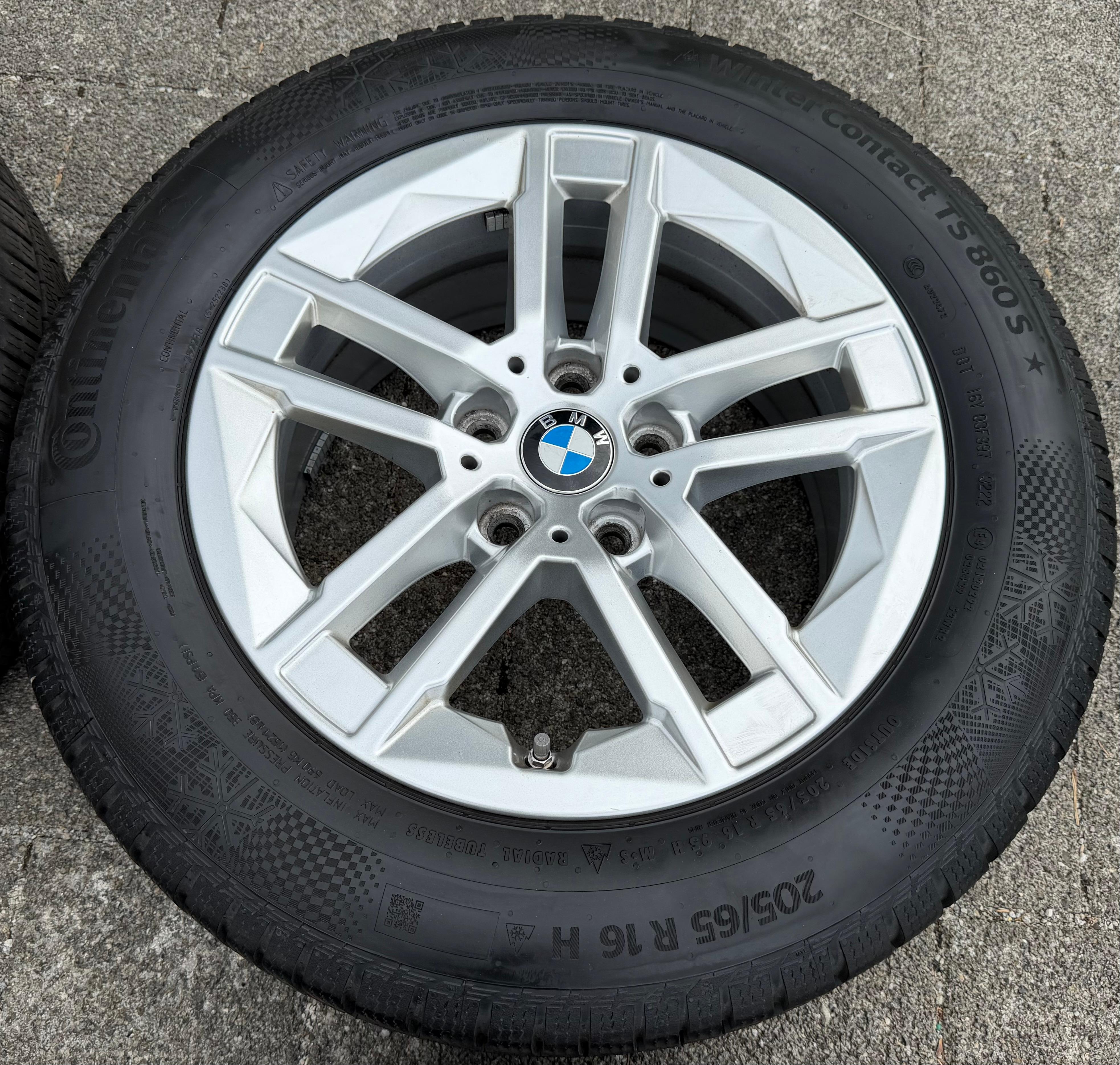 4 Original Alu Winterräder BMW 2ER Reihe Active Tourer U06 Styling 186 6888838