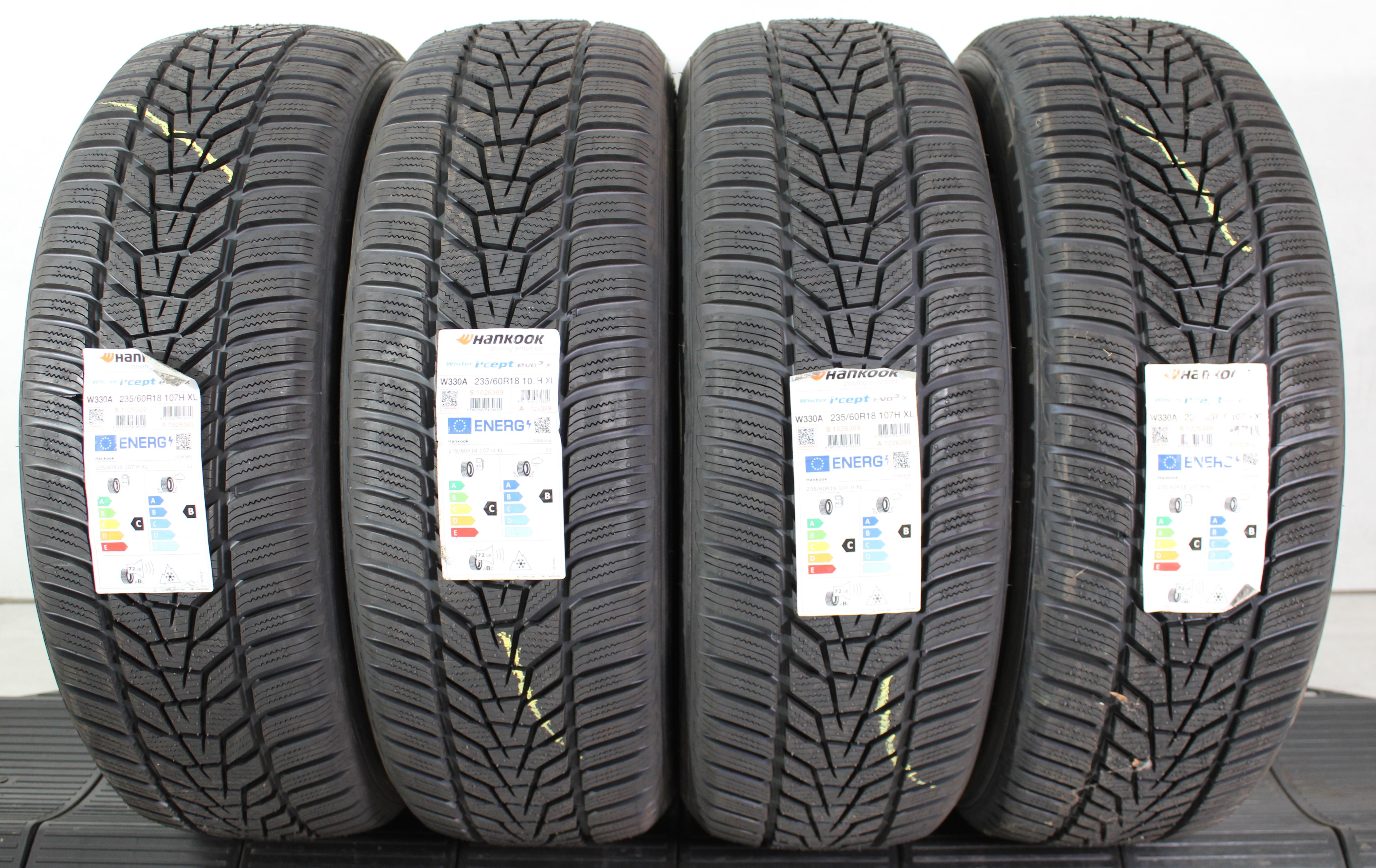 4 x 235/60R18 107H Winterreifen Hankook Winter I*Cept Evo 3 X 2022 NEU Freihaus