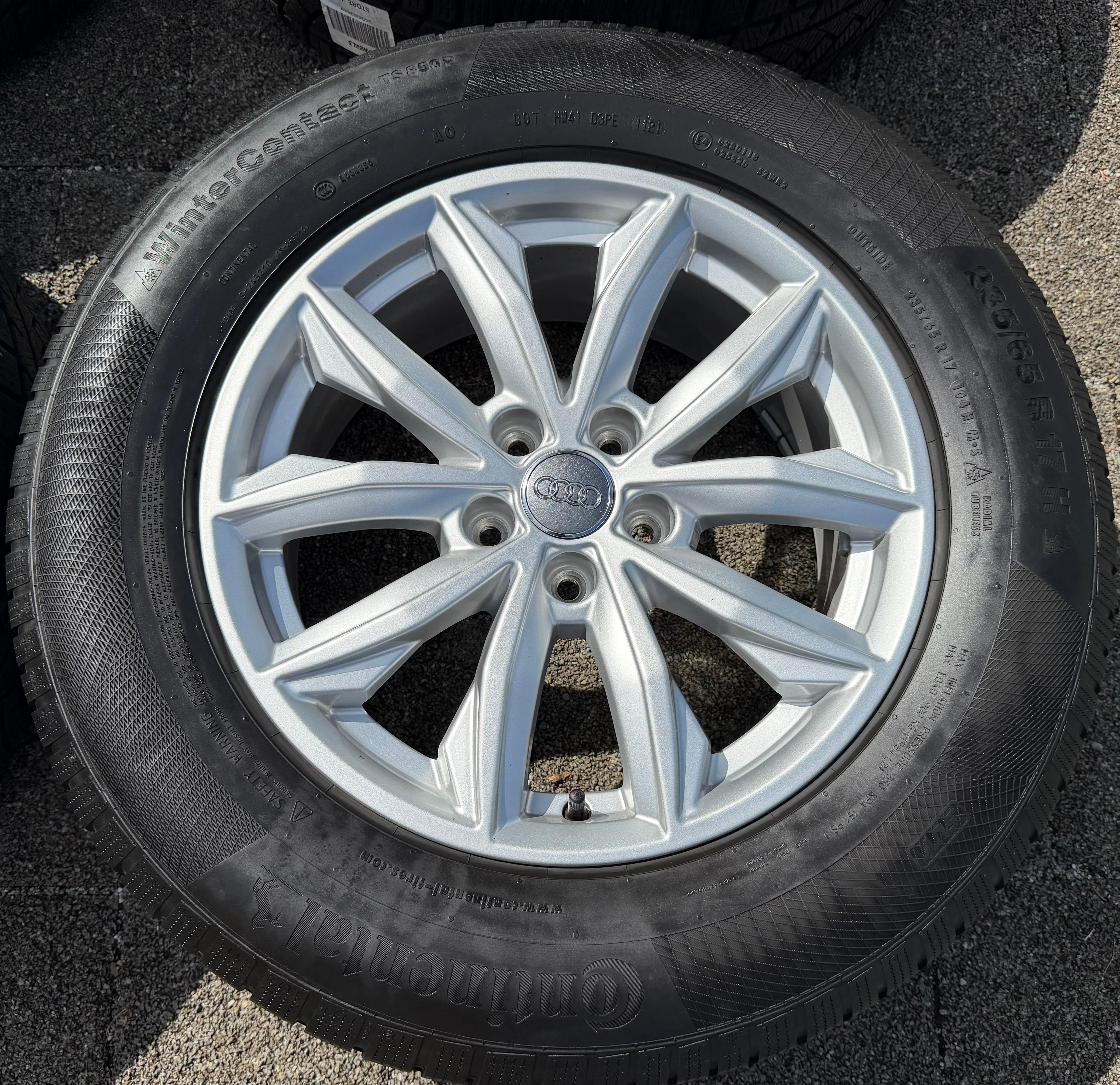 4 Original 17" Alu Winterräder Audi Q5 FY 80A601025J 7x17 ET34 235/65R17 104H 2021