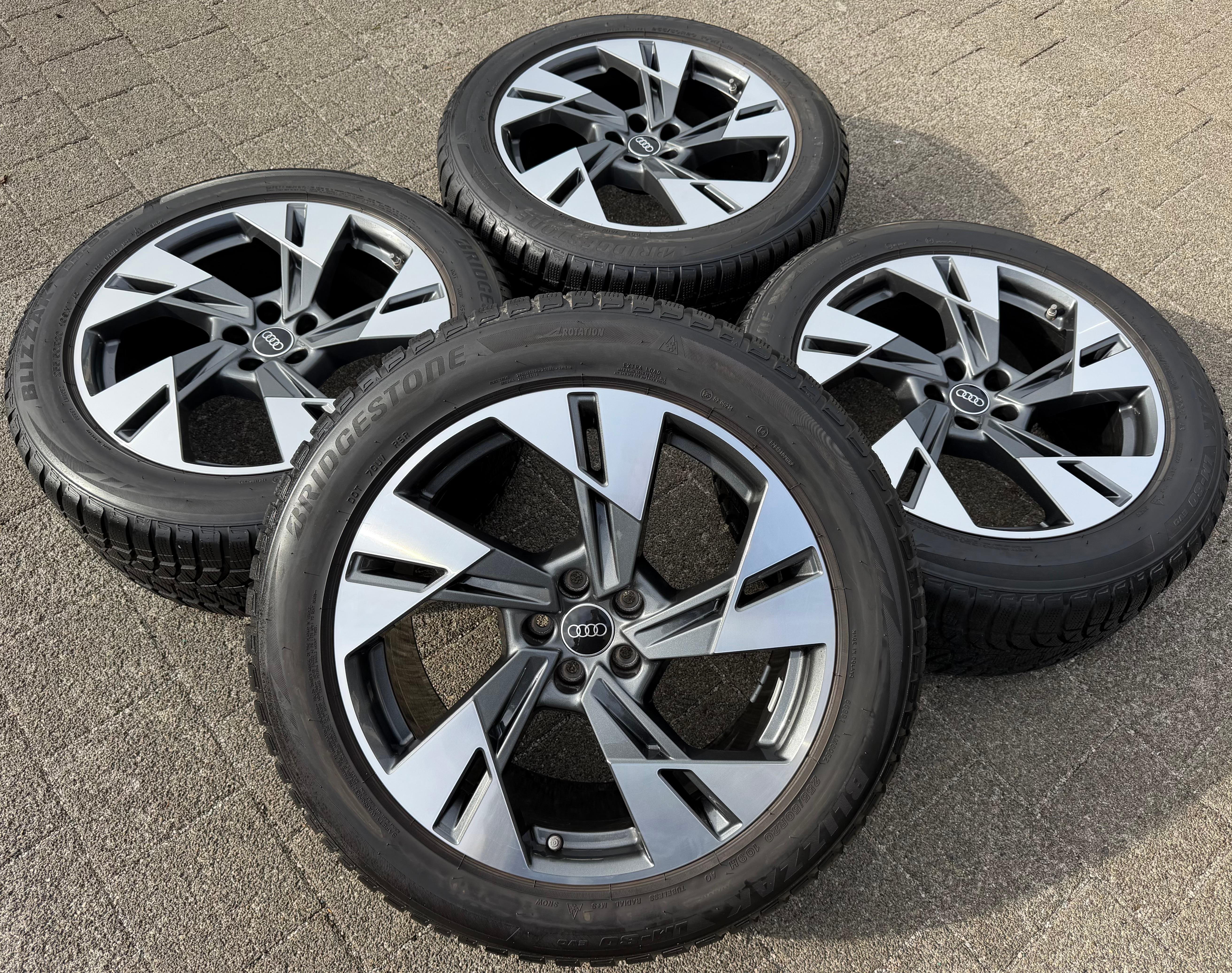 4 ORIGINAL 20" ALU WINTERRÄDER AUDI E-TRON Q8 ETRON 4KE601025T 255/50R20 109H