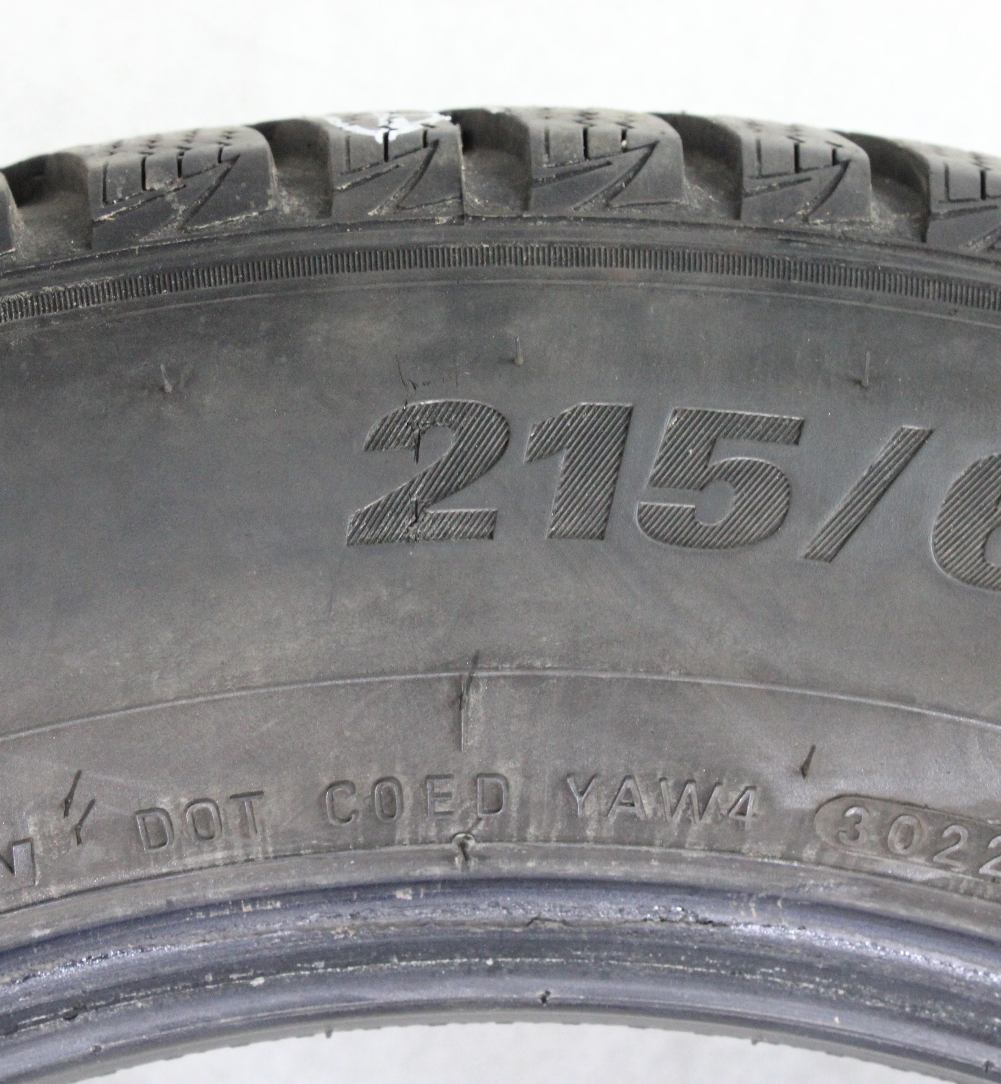2 x 215/60R17 96H neumáticos de invierno Kumho Wintercraft WP51 7 mm 2022