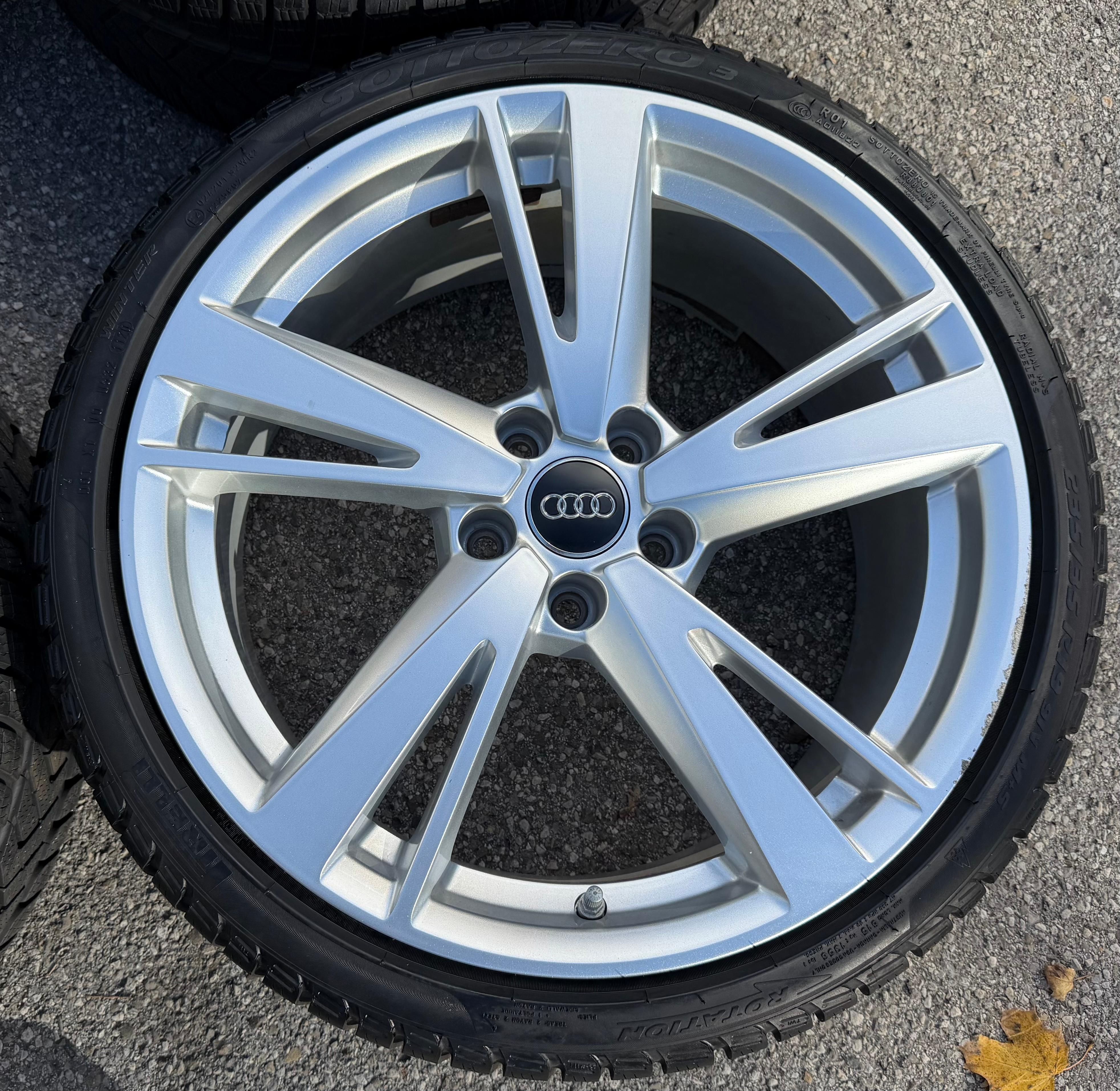 4 RUEDAS DE INVIERNO DE ALUMINIO ORIGINALES DE 19" PARA AUDI A3 S3 8V 8V0601025EJ 235/35R19 91V
