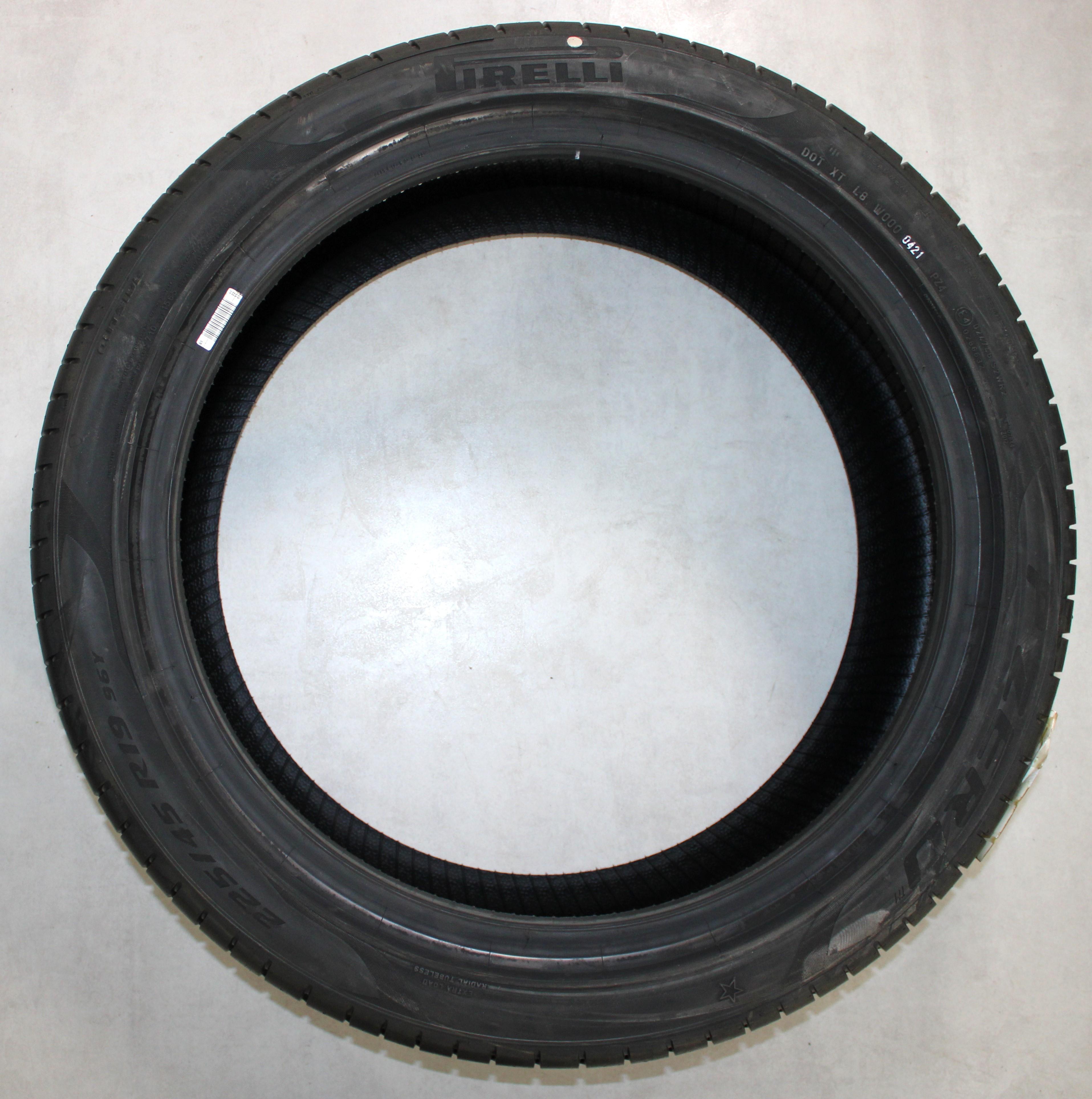 4 x 225/45R19 96Y Sommerreifen Pirelli Pzero PZ4 2021 *