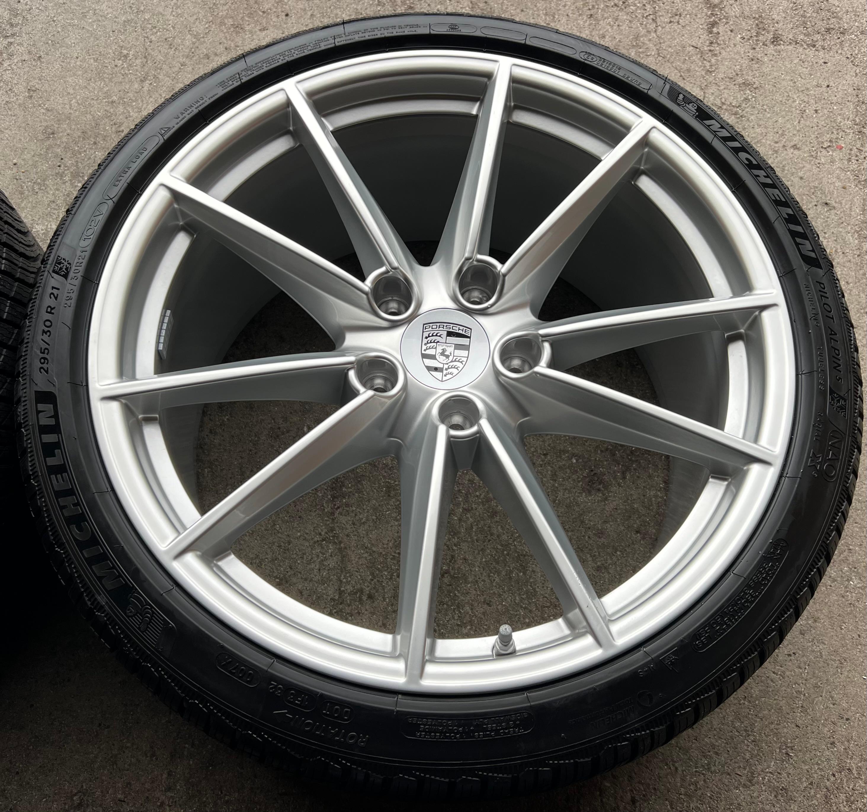 4 LLANTAS DE ALEACIÓN ORIGINALES DE INVIERNO DE 20" 21" PARA PORSCHE 911 992 992601025C 992601025D RDKS