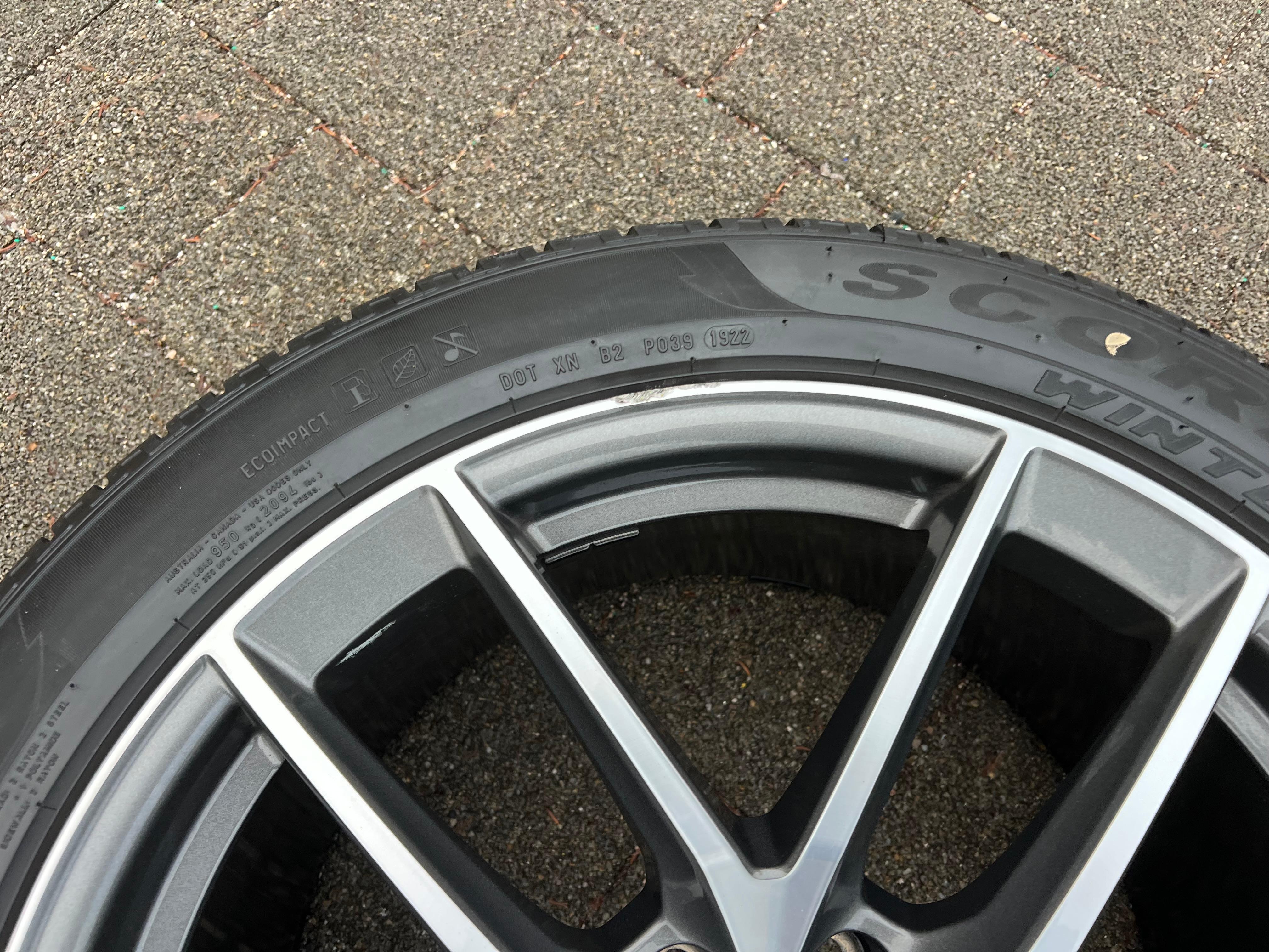 4 ORIGINAL 20" ALU WINTERRÄDER PORSCHE MACAN 265/45R20 104V 295/40R20 106V RDKS