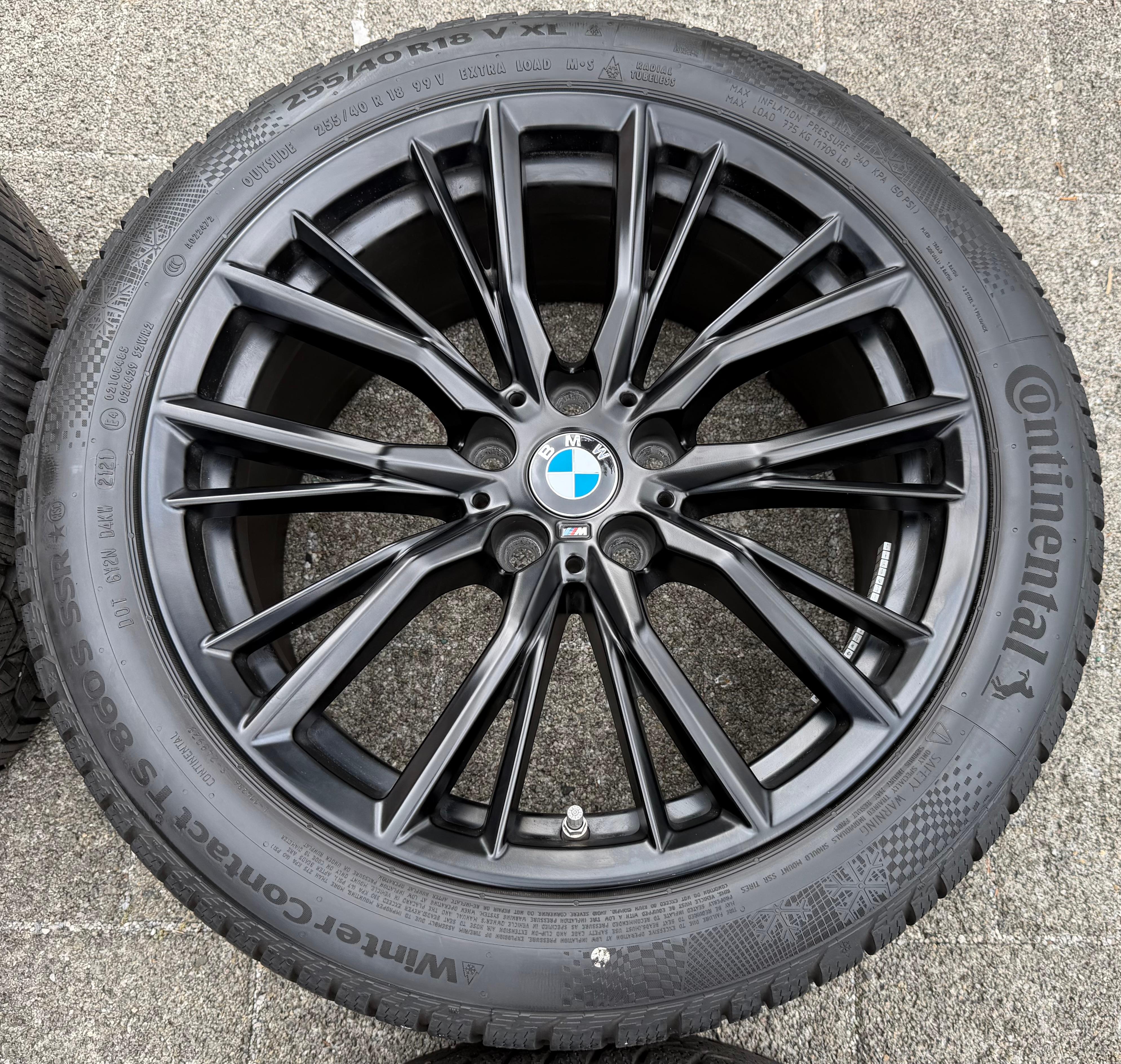 4 Original 18" Alu Winterräder BMW 3ER Reihe G20 G21 4ER G22 G23 2ER G42 M796 RDKS