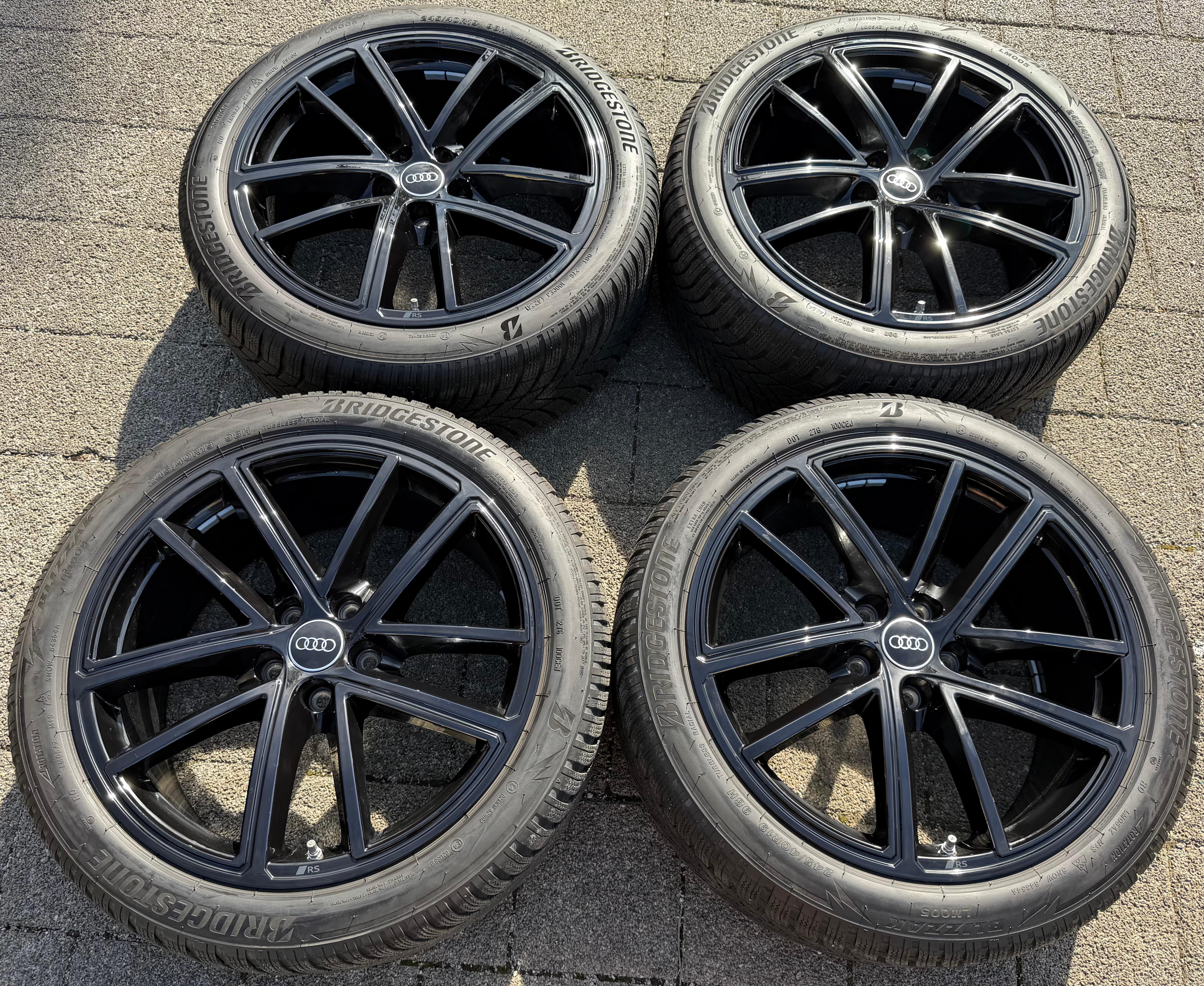 4 ORIGINAL 19" ALU WINTERRÄDER AUDI A5 S5 F2 B10 8B3601025BA 245/40R19 98H 2024