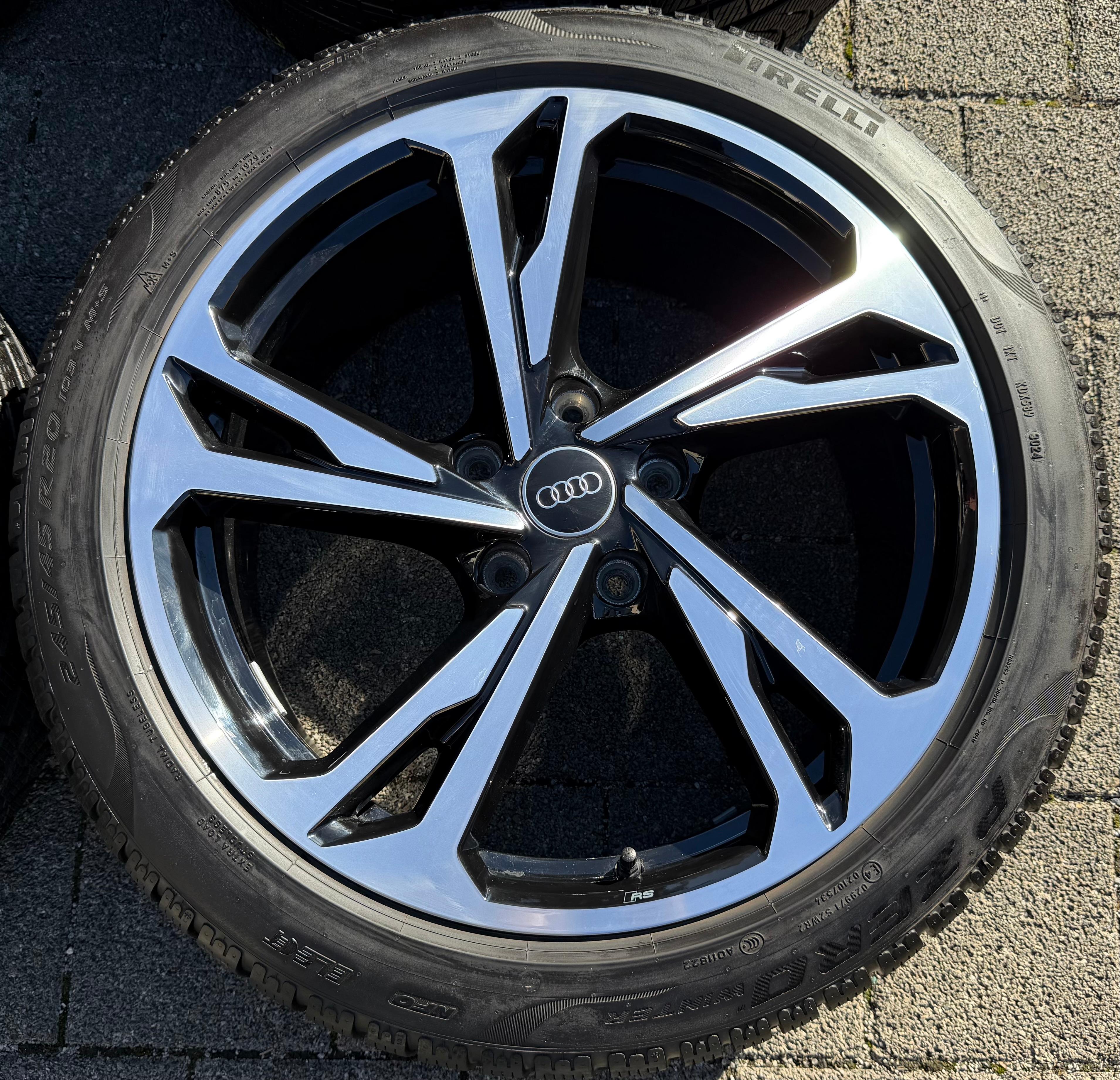 4 ORIGINAL 20" ALU WINTERRÄDER AUDI ETRON E-TRON GT 4J3601025AM 4J3601025AL