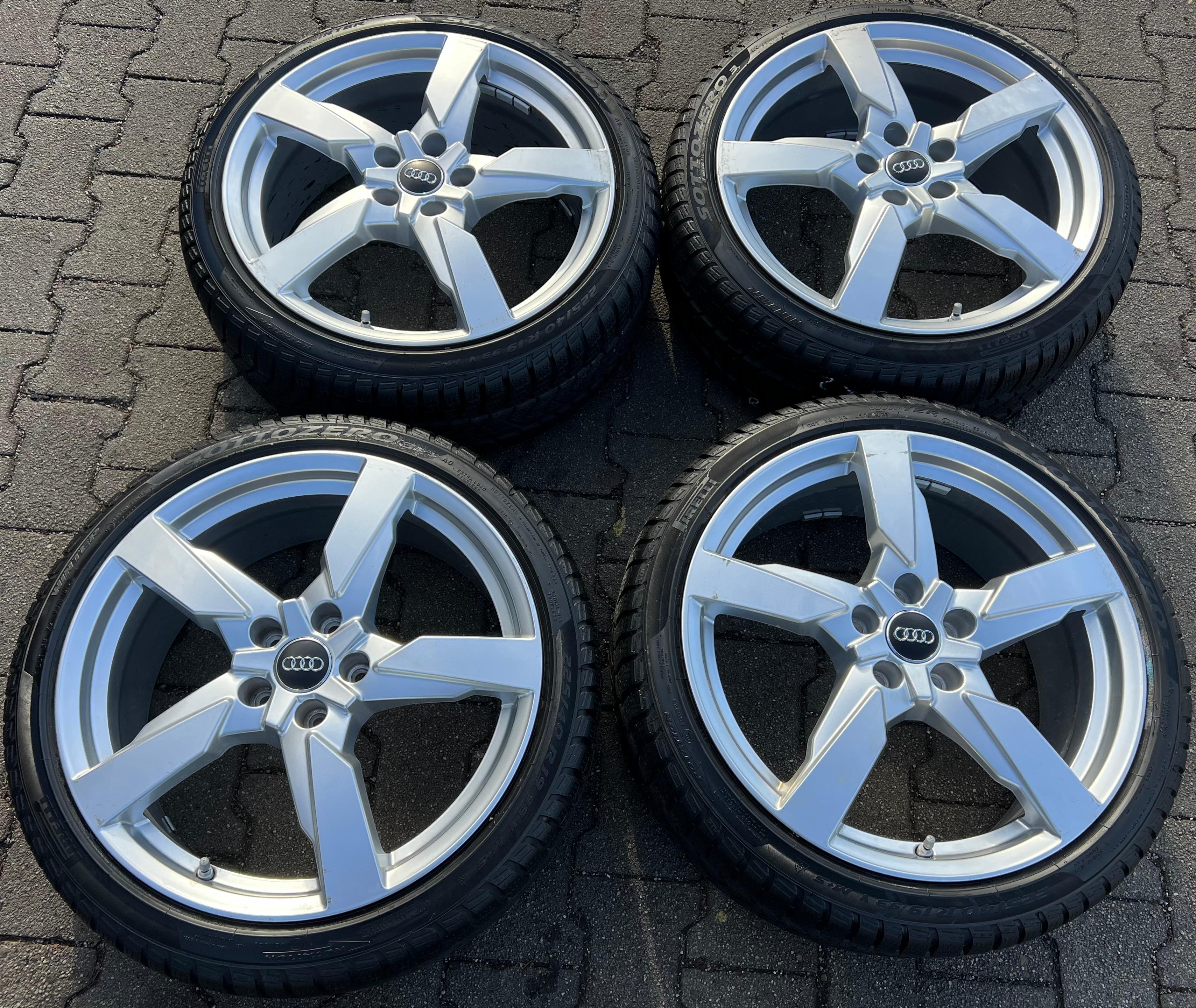 4 ORIGINAL 19" ALU WINTERRÄDER AUDI TT TTS 8S 8S0601025AG 225/40R19 93V PIRELLI