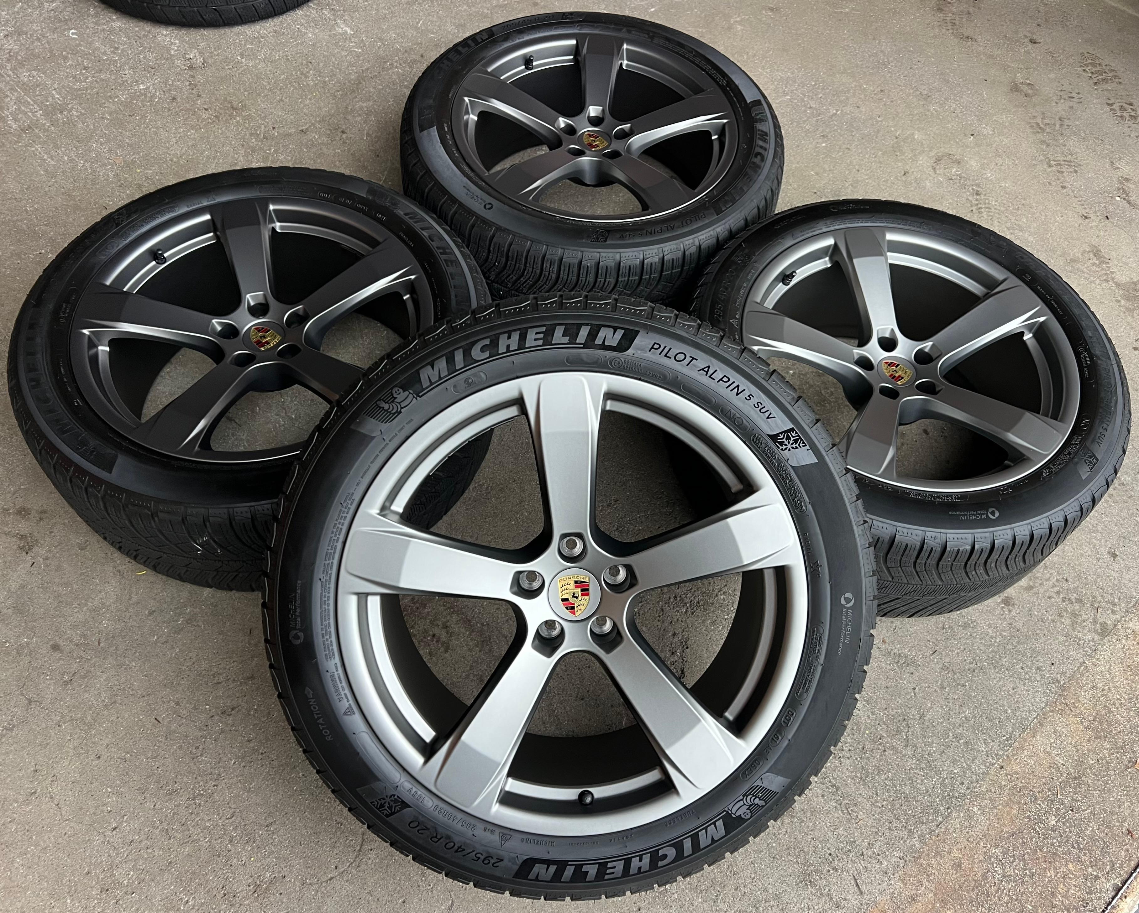 4 ORIGINAL 20" ALU WINTERRÄDER PORSCHE MACAN 265/45R20 104V 295/40R20 106V RDKS