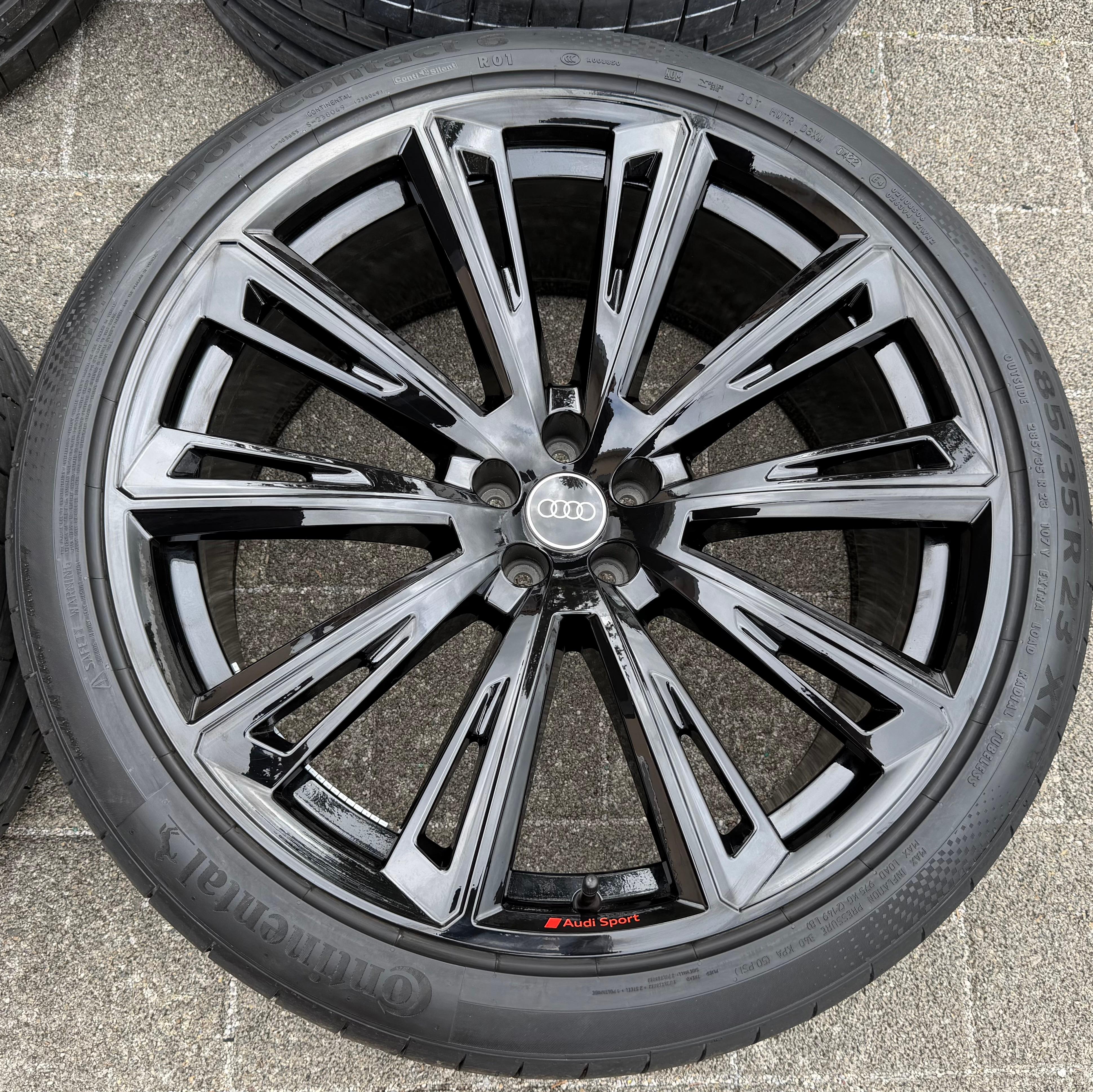 4 Original 23" Alu Sommerräder Audi Q8 SQ8 4M 285/35R23 107Y 4M8601025R Continental