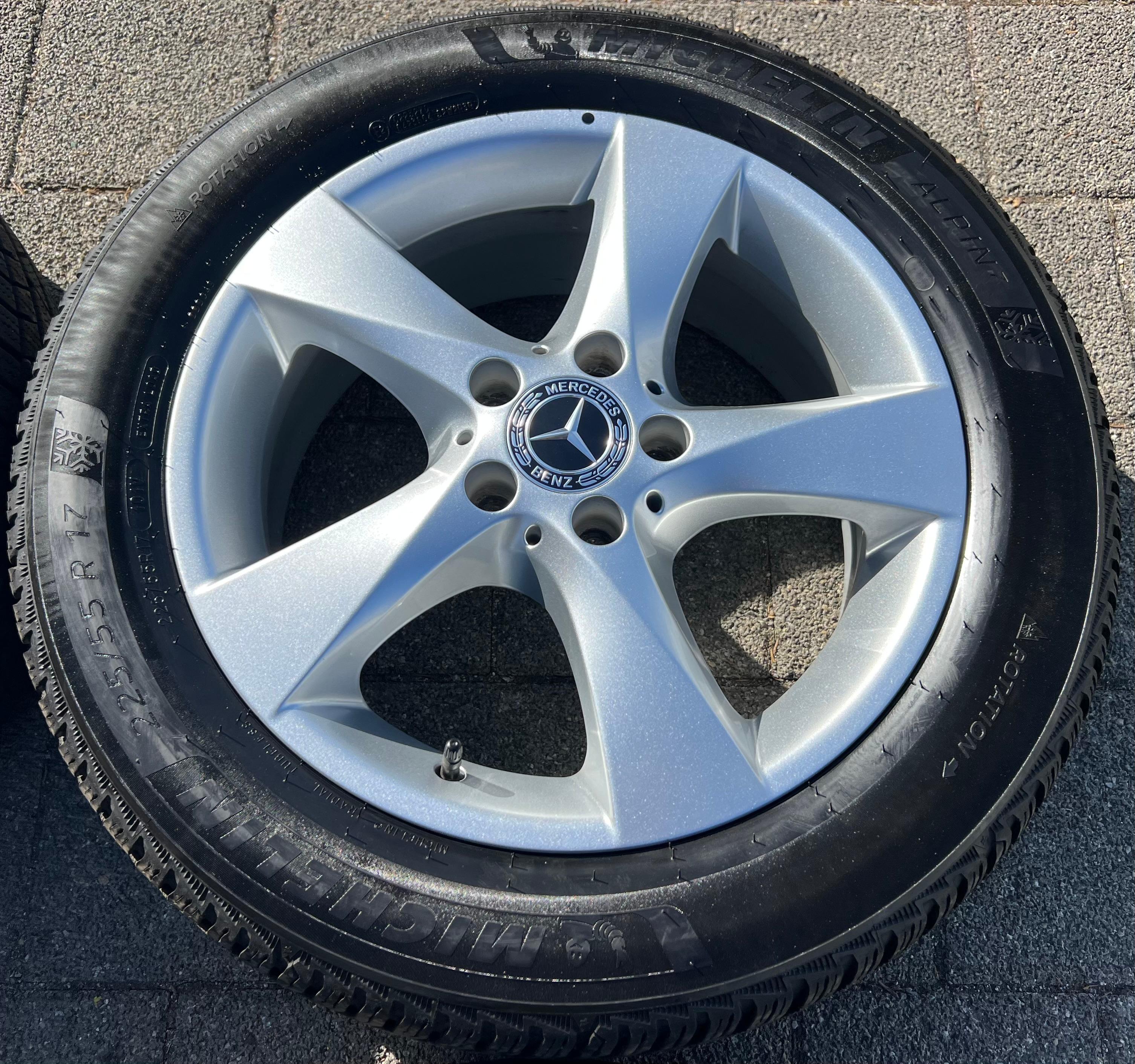 4 ORIGINAL 17" ALU WINTERRÄDER MERCEDES V-KLASSE VITO W447 A4474012200 225/55R17