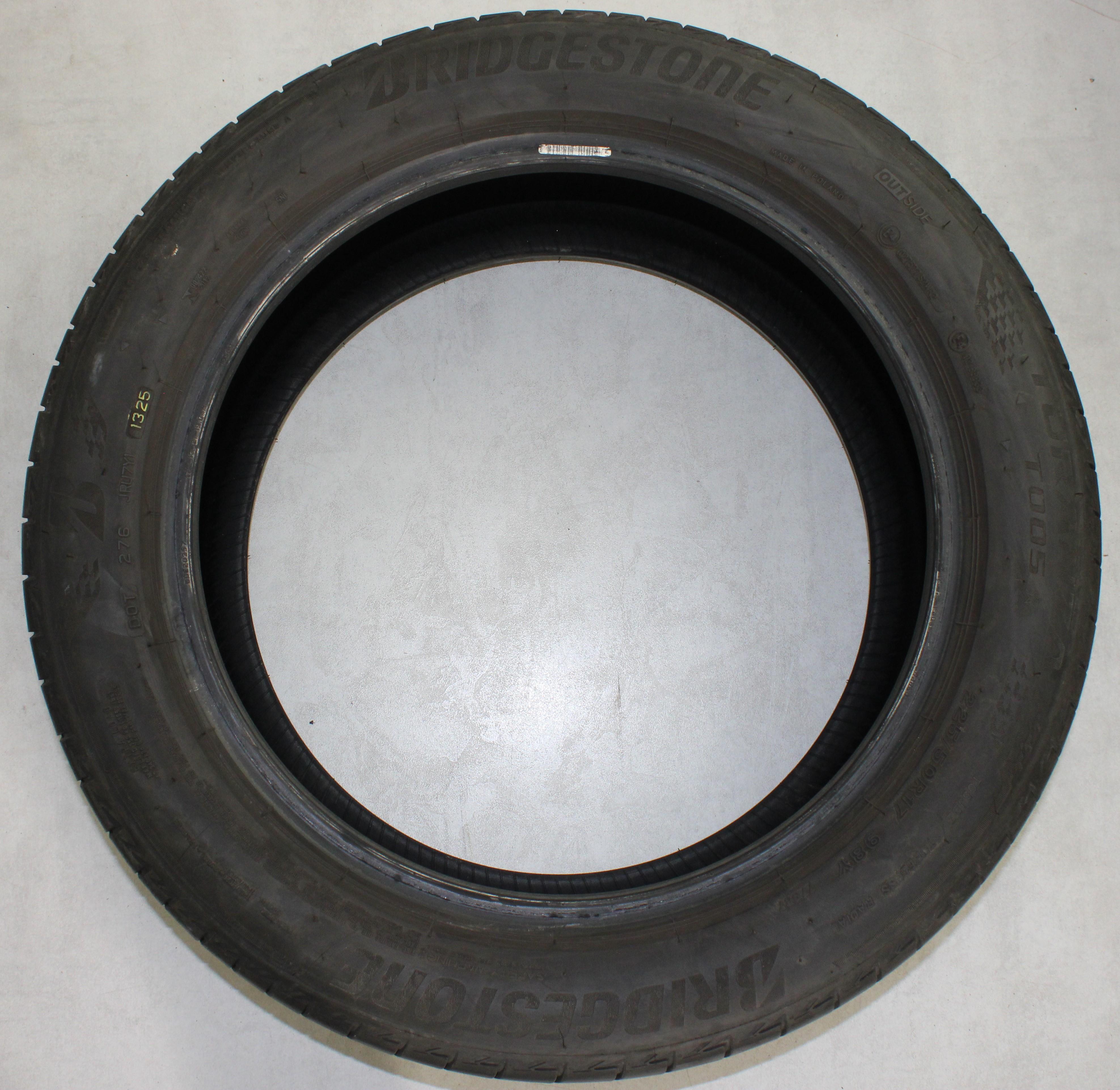 1 x 225/50R17 98Y pneu été Bridgestone Turanza T005 * 5-5,5mm 2025