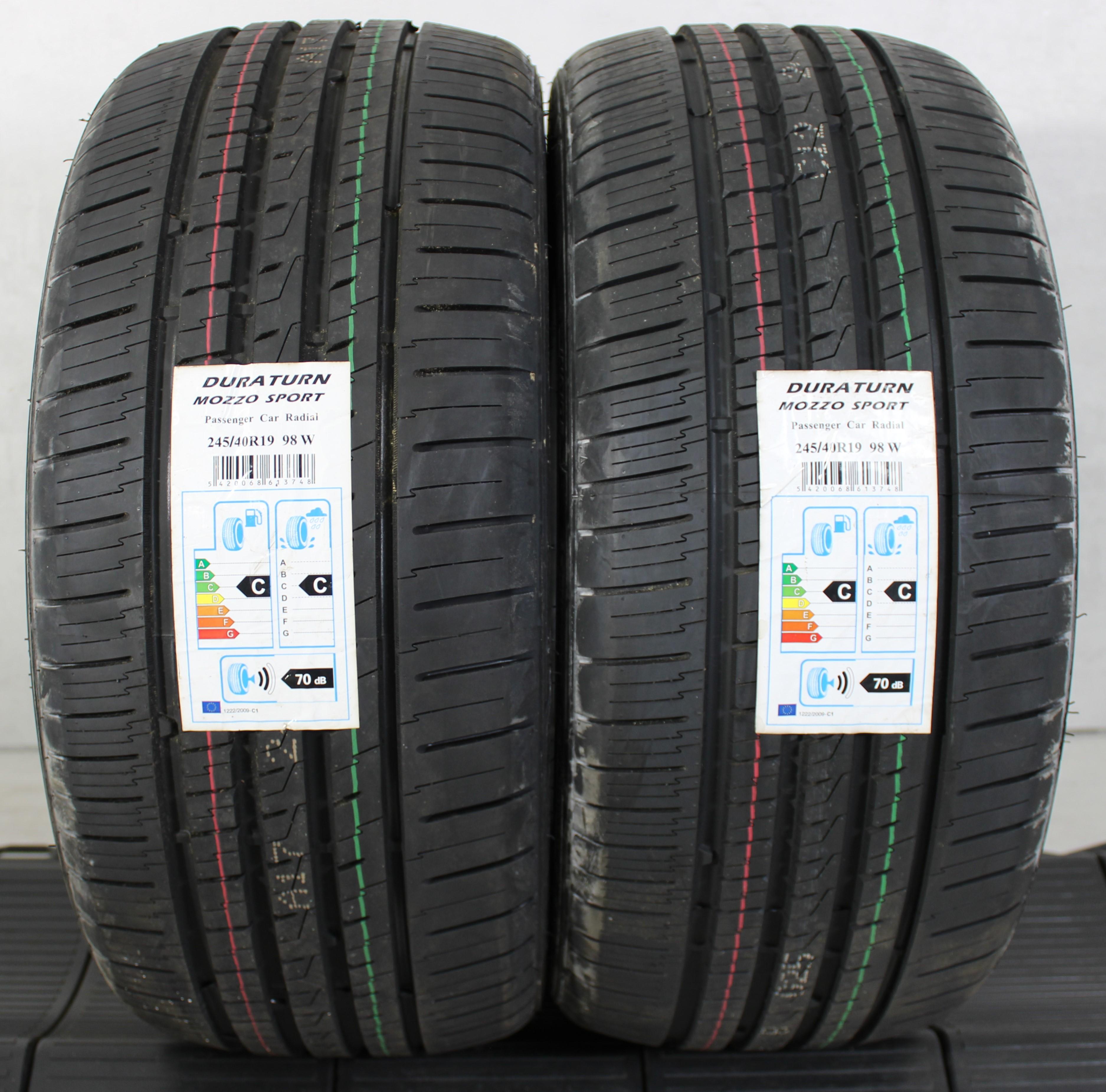 2 x 245/40R19 98W Sommerreifen Duraturn Mozzo Sport 2018 XL