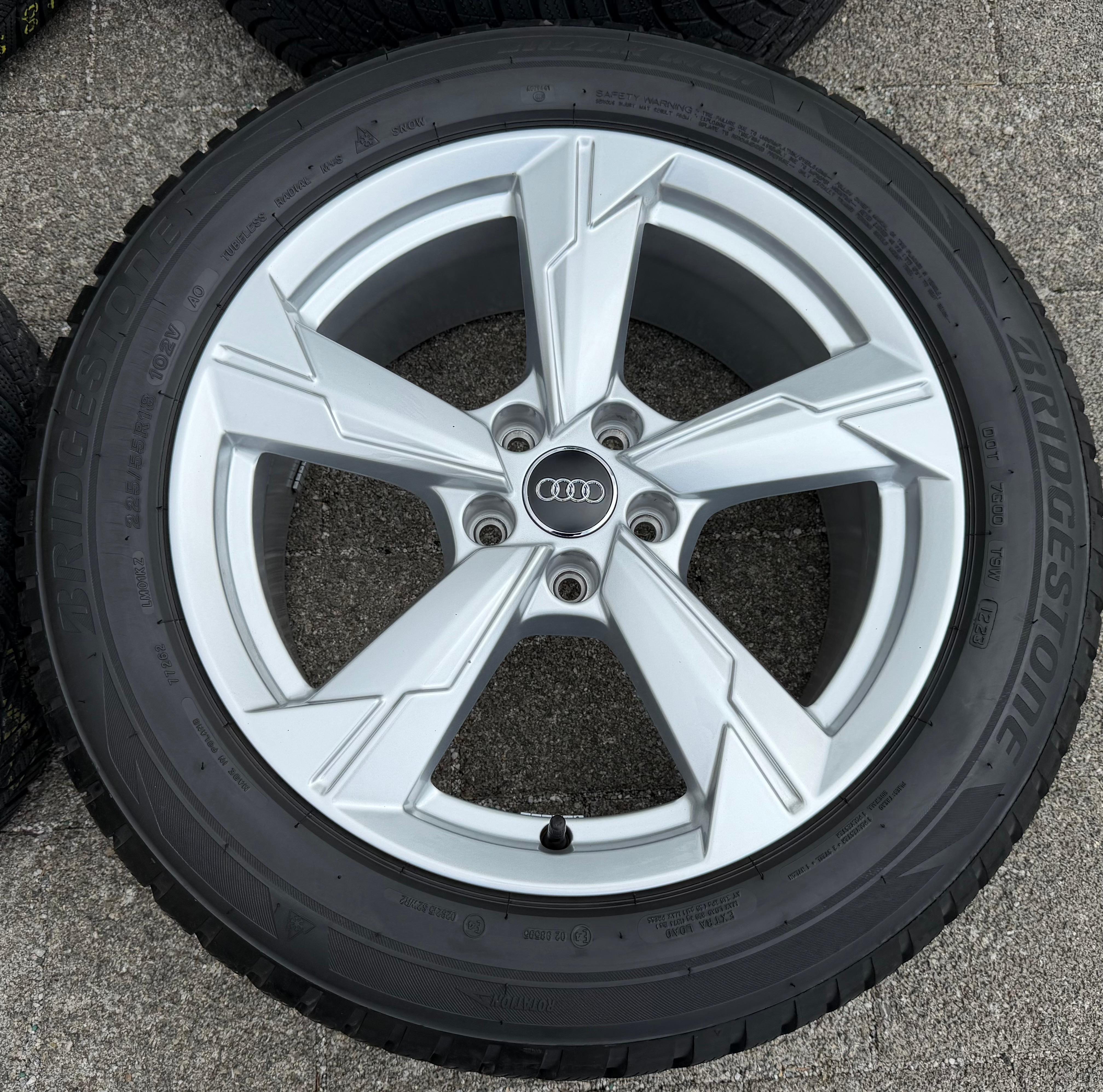 4 ORIGINAL 18" ALU WINTERRÄDER AUDI A6 4K C8 225/55R18 102V BRIDGESTONE 2023