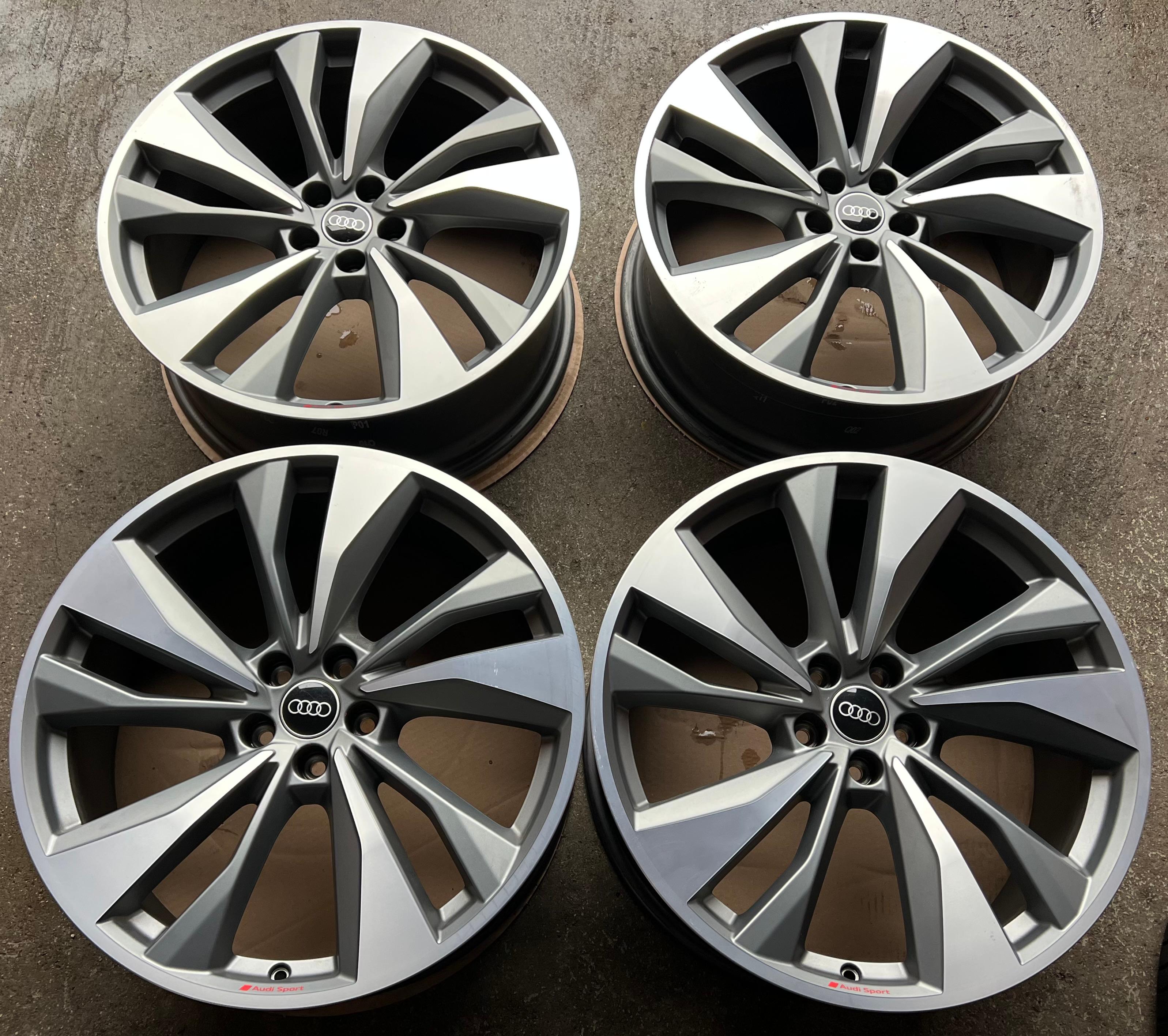 4 ORIGINAL 21" ALUFELGEN FELGEN AUDI Q5 SQ5 FY 80A601025BS 8,5x21 ET34