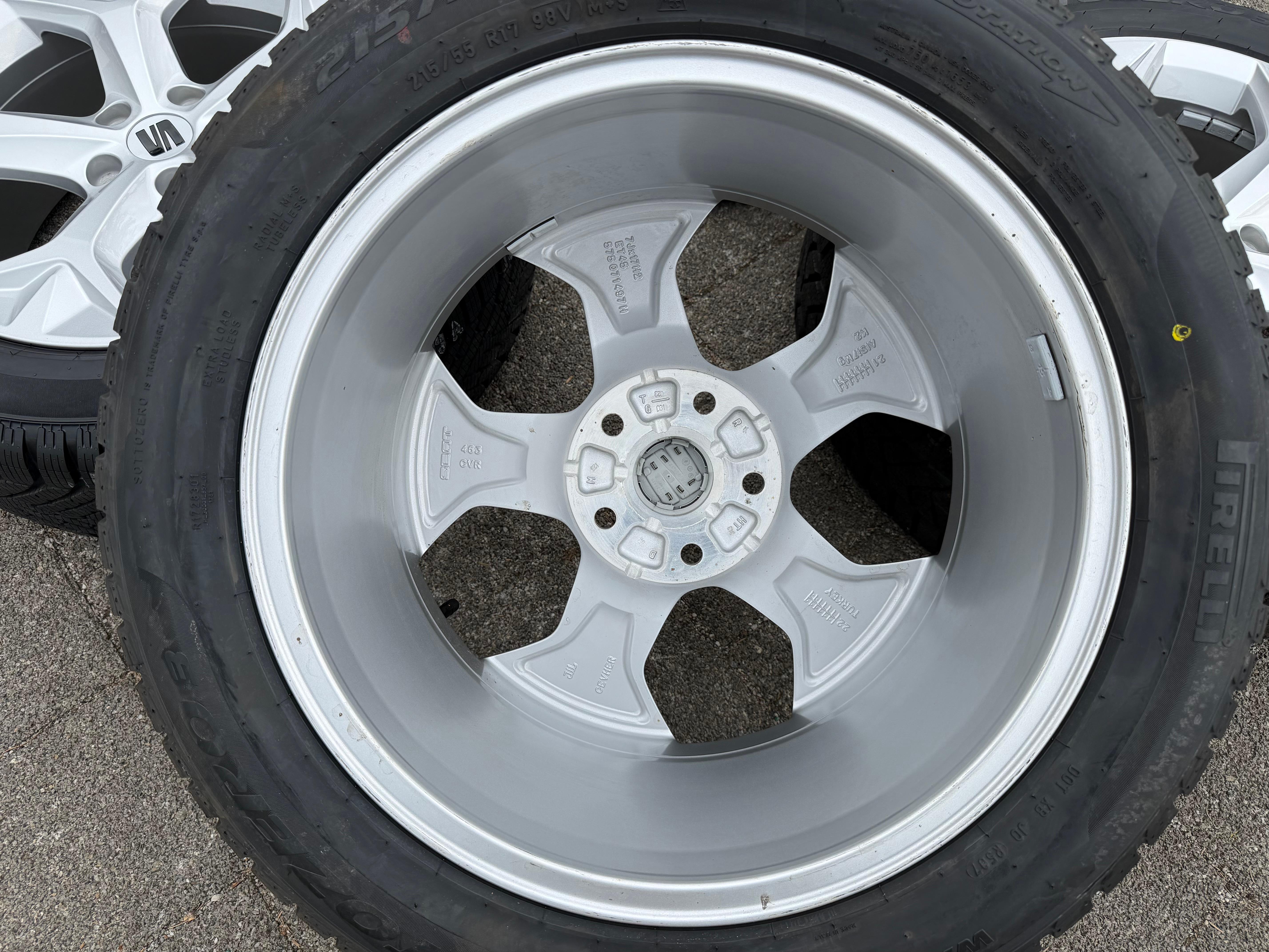 4 llantas de aluminio originales de invierno de 17" para SEAT Ateca Cupra 575071497H 215/55R17 98V, nuevas