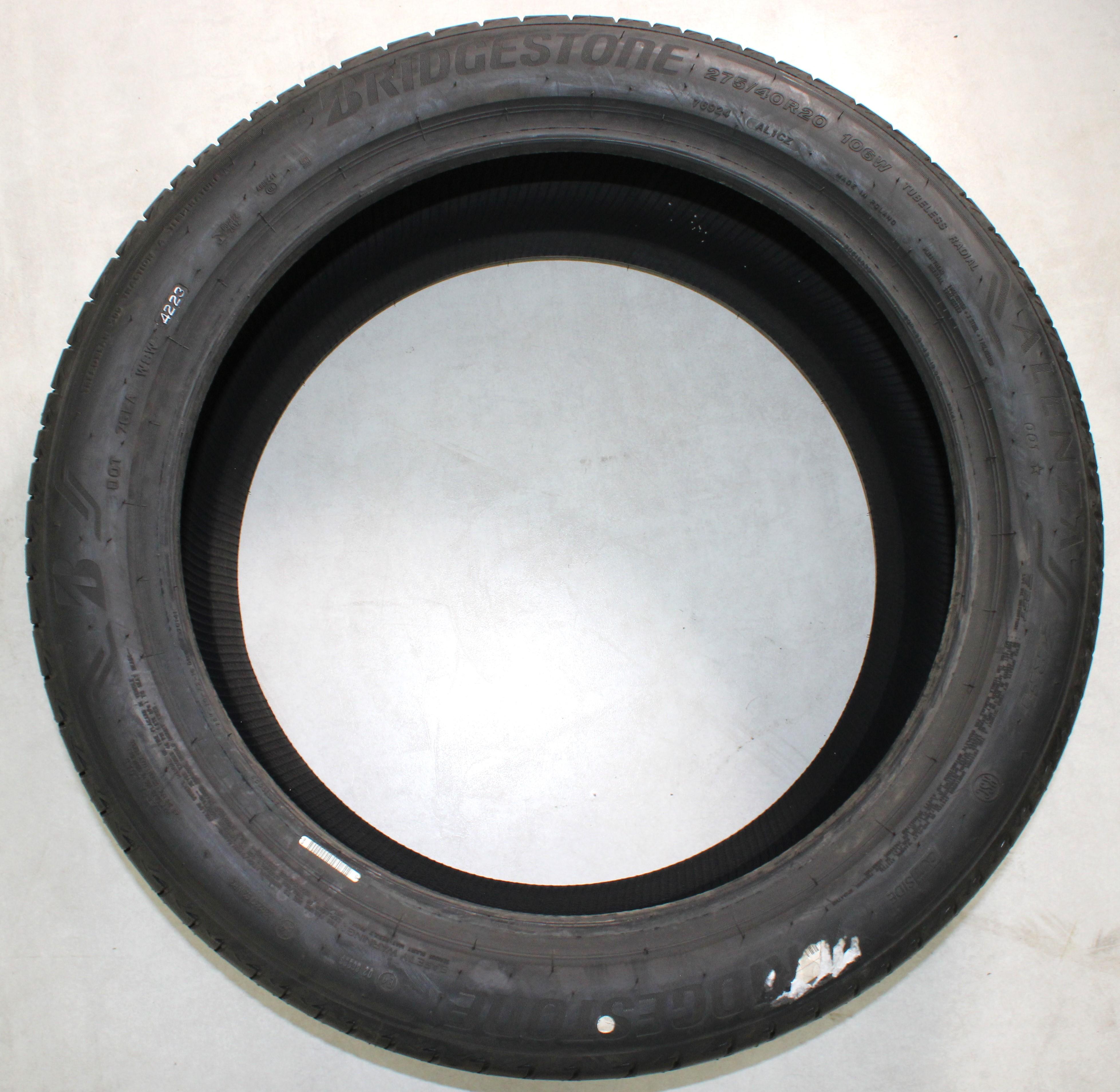 1 x 275/40R20 106W zomerband Bridgestone Alenza 001 Runflat Volledig profiel 2023 * NIEUW