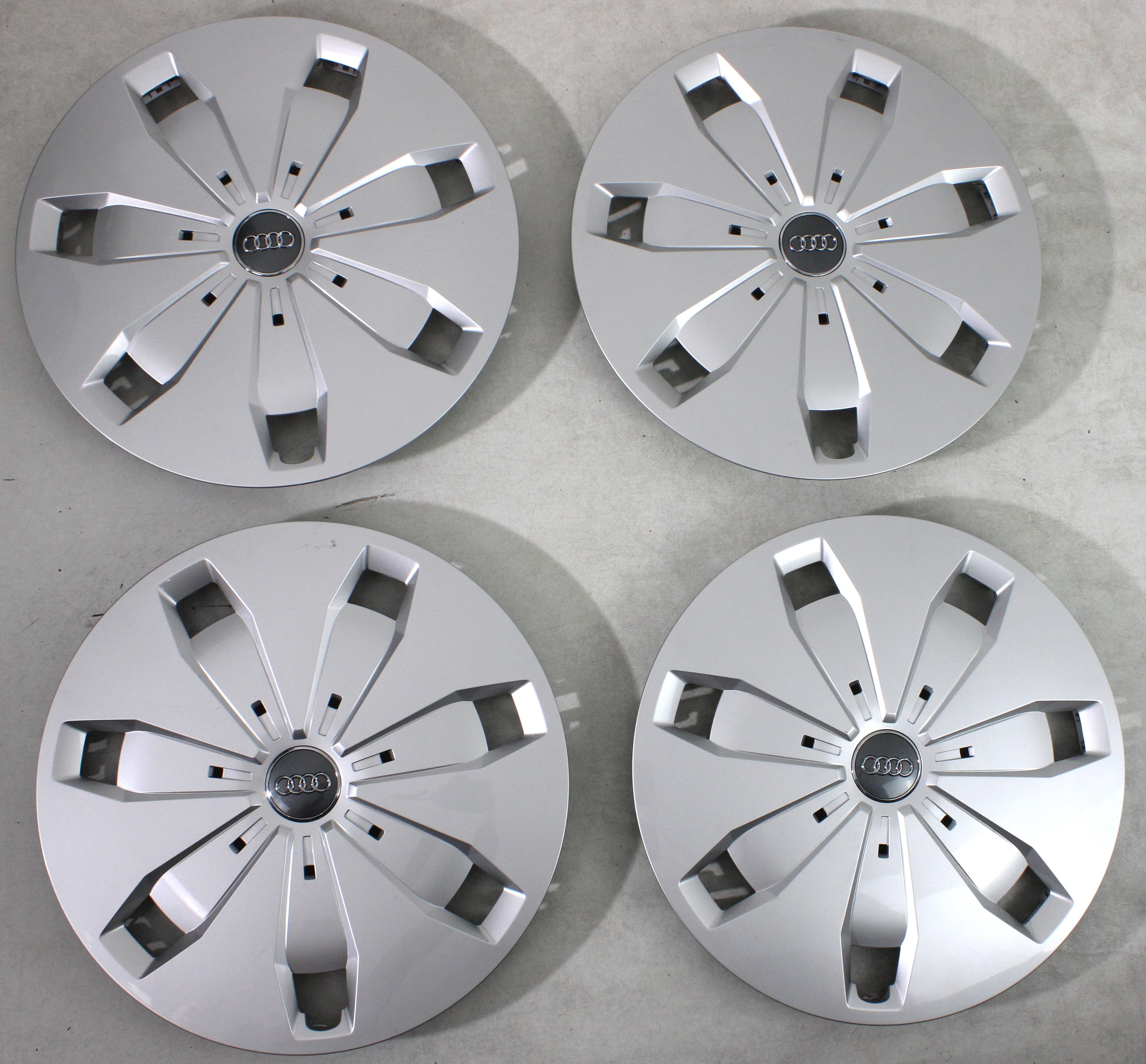 4x Tapacubos originales de 16" para Audi A3 A4 Q2 81A601147, embellecedores de rueda de 16"