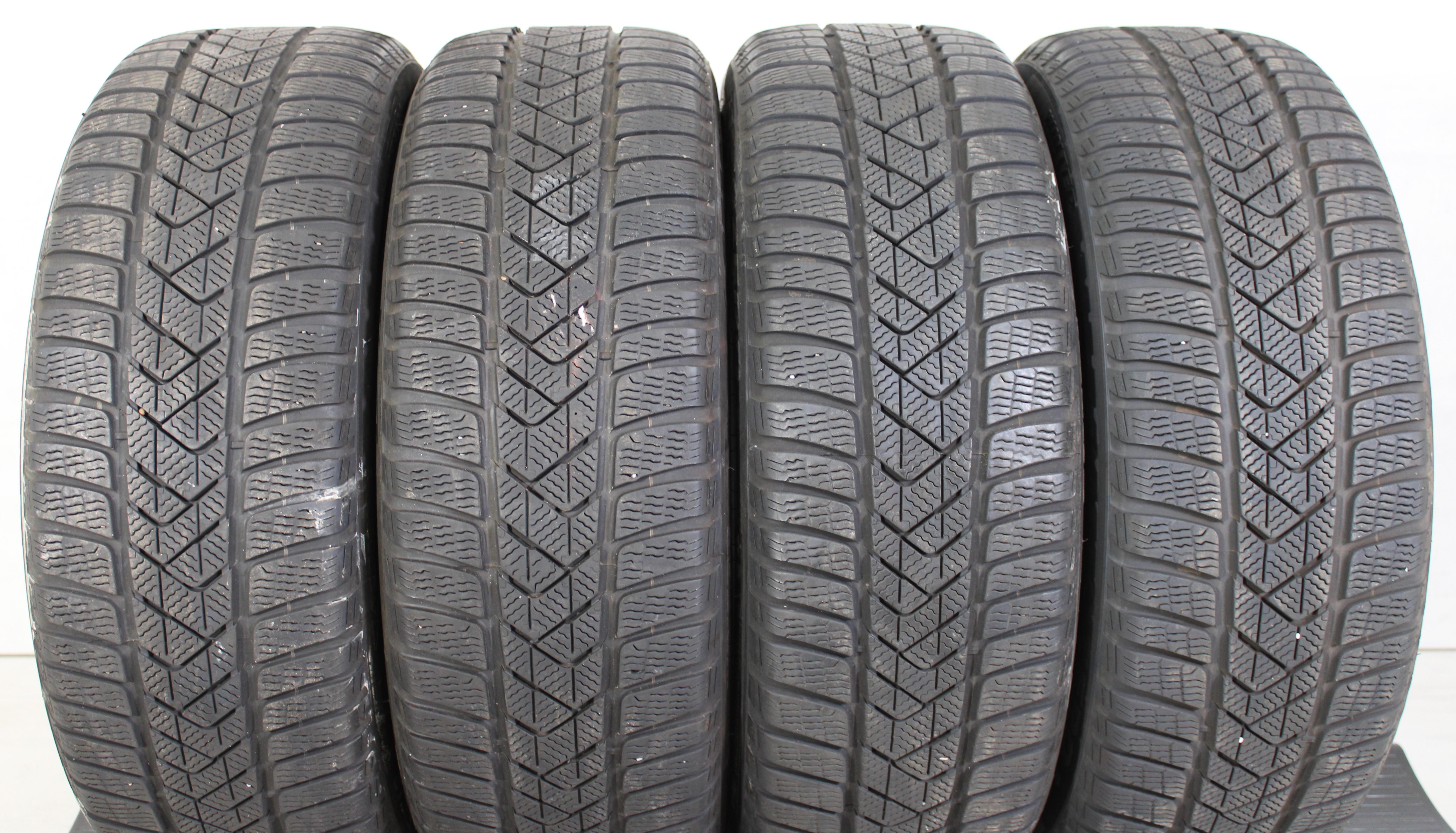 4 x 225/45R19 96V Winterreifen Pirelli Sottozero 3 Runflat 2x6-6,5mm/2x6,5-7mm 2018/2019/2x2020 *