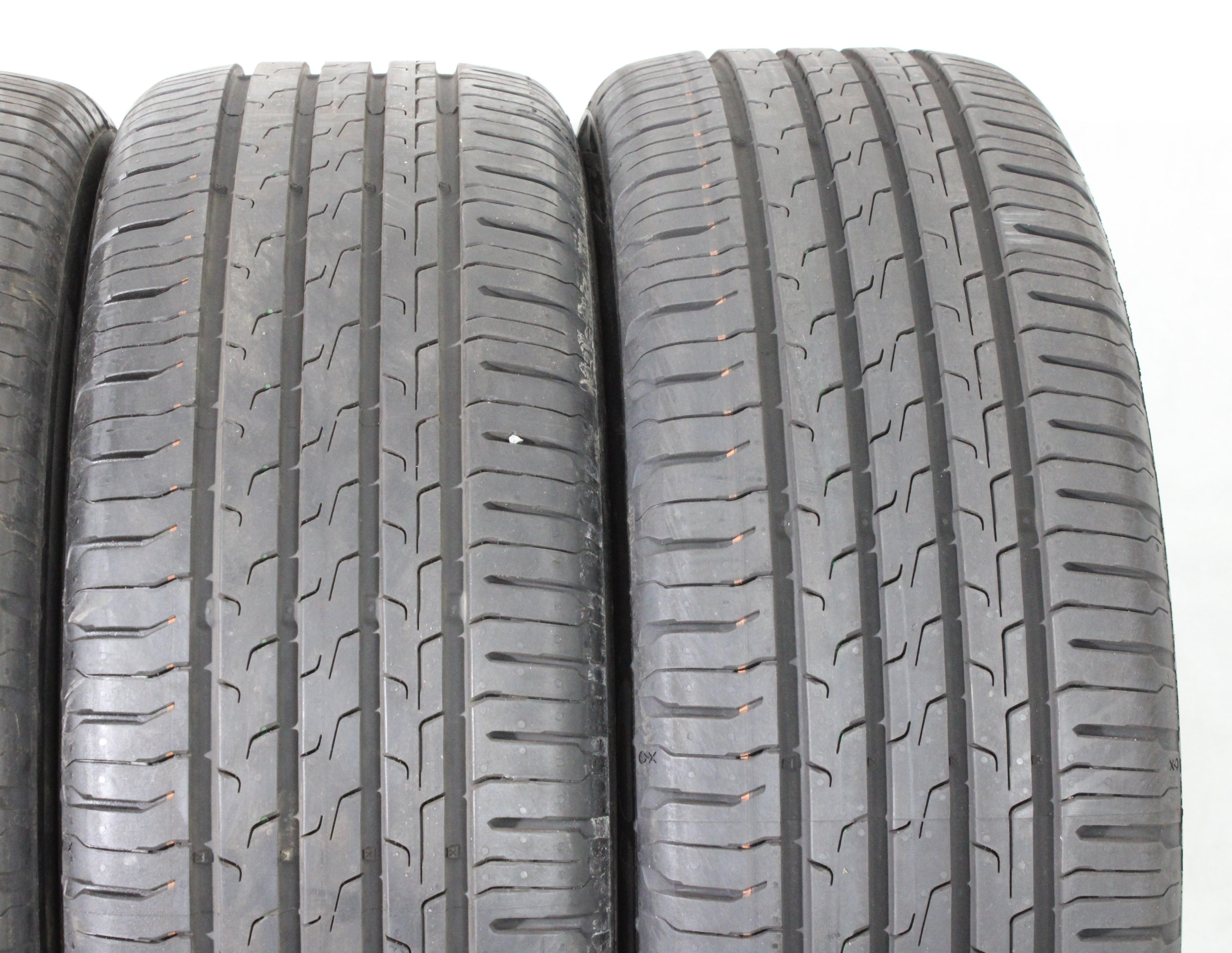4 neumáticos de verano Continental Eco Contact 6, 195/55R16 87V, con dibujo completo, 2022